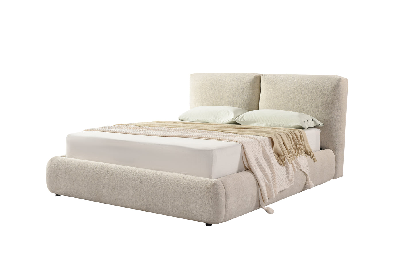 Storm Upholstered Hydraulic Storage Bed