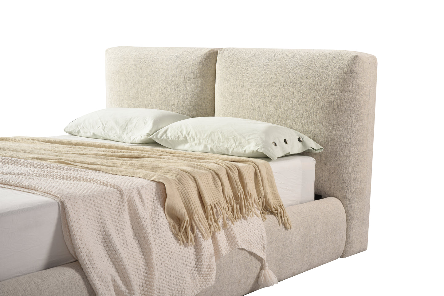 Storm Upholstered Hydraulic Storage Bed