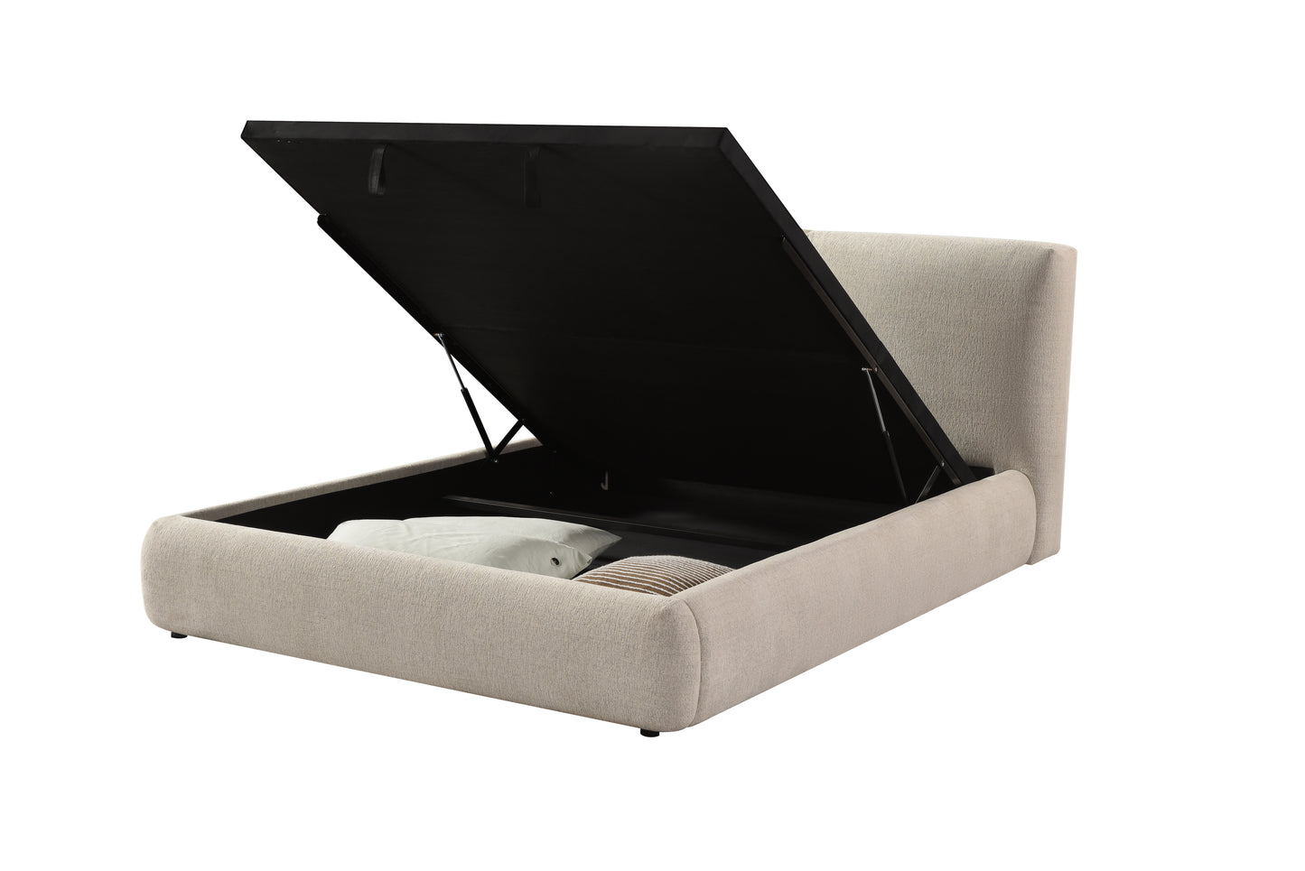 Storm Upholstered Hydraulic Storage Bed