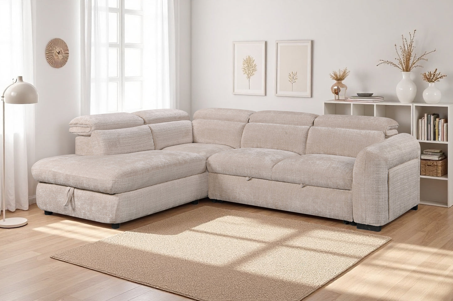 Verona Sleeper Sectional with Storage