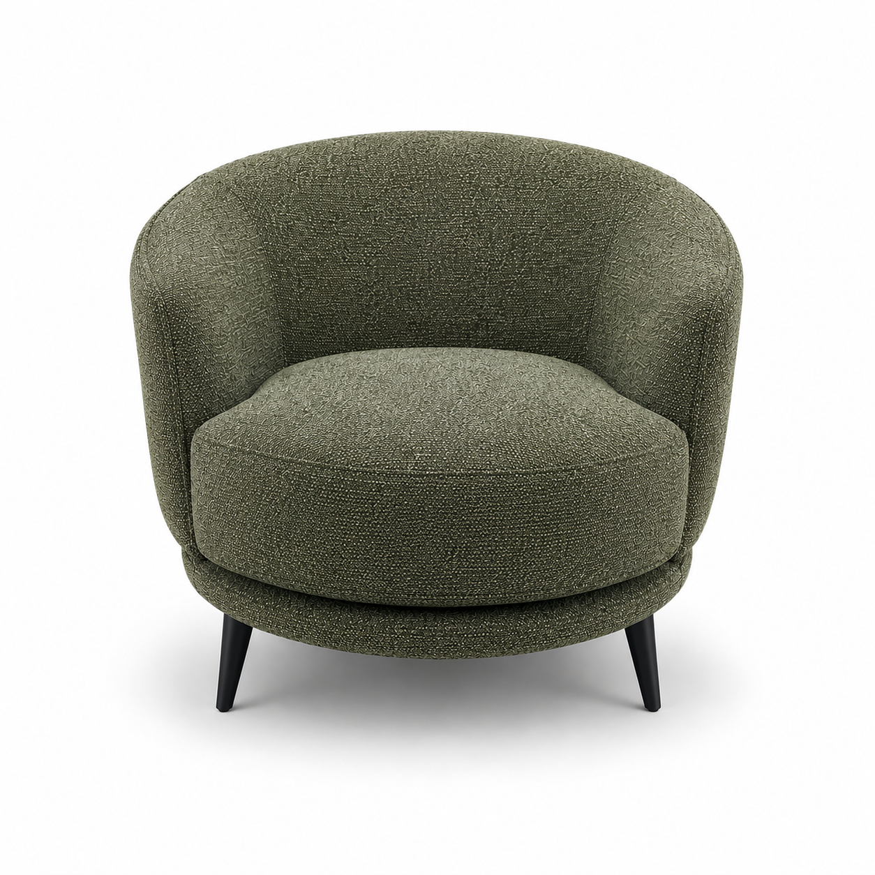 Runa Swivel Accent Chair-Green