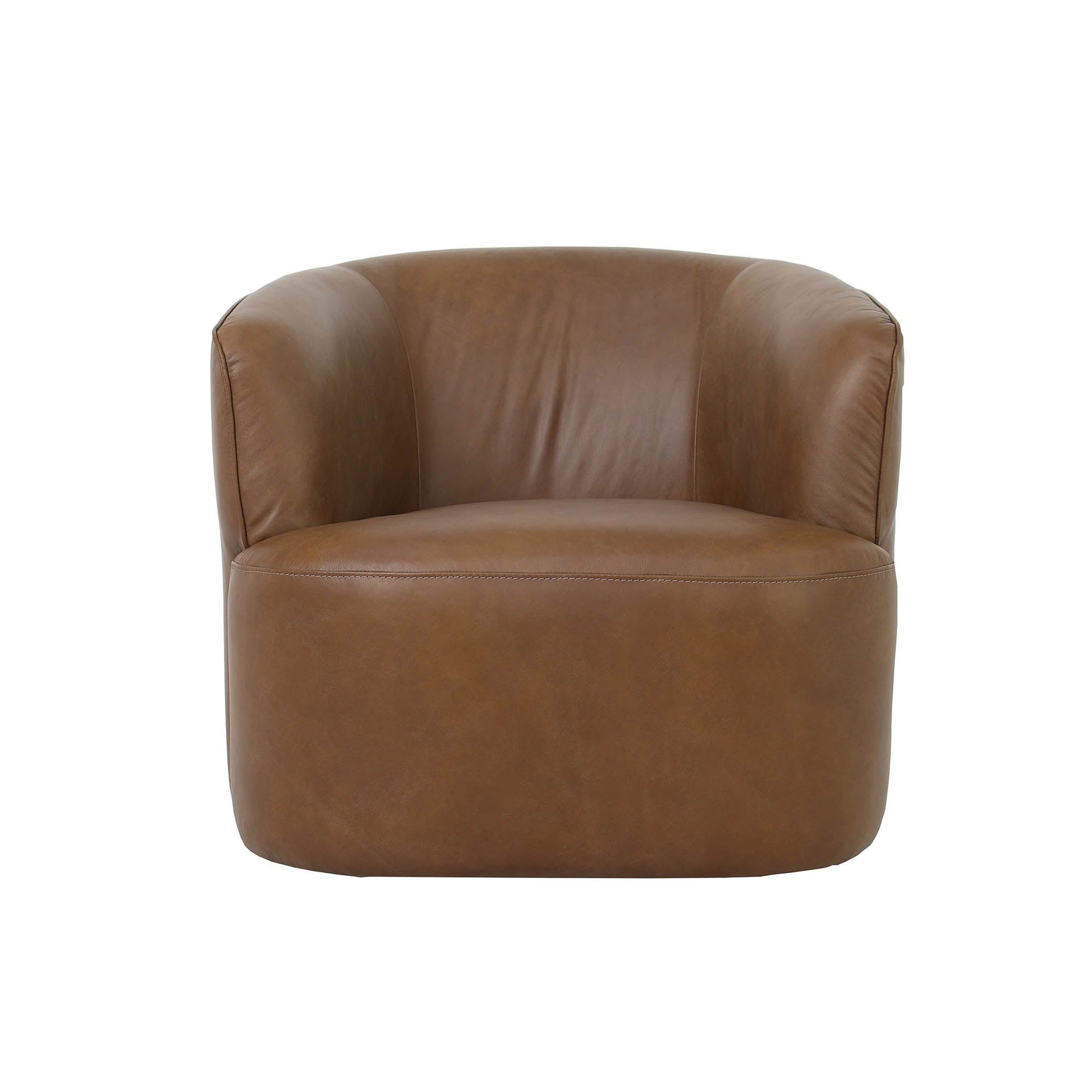 Fireside Swivel Club Chair - Antique Sienna