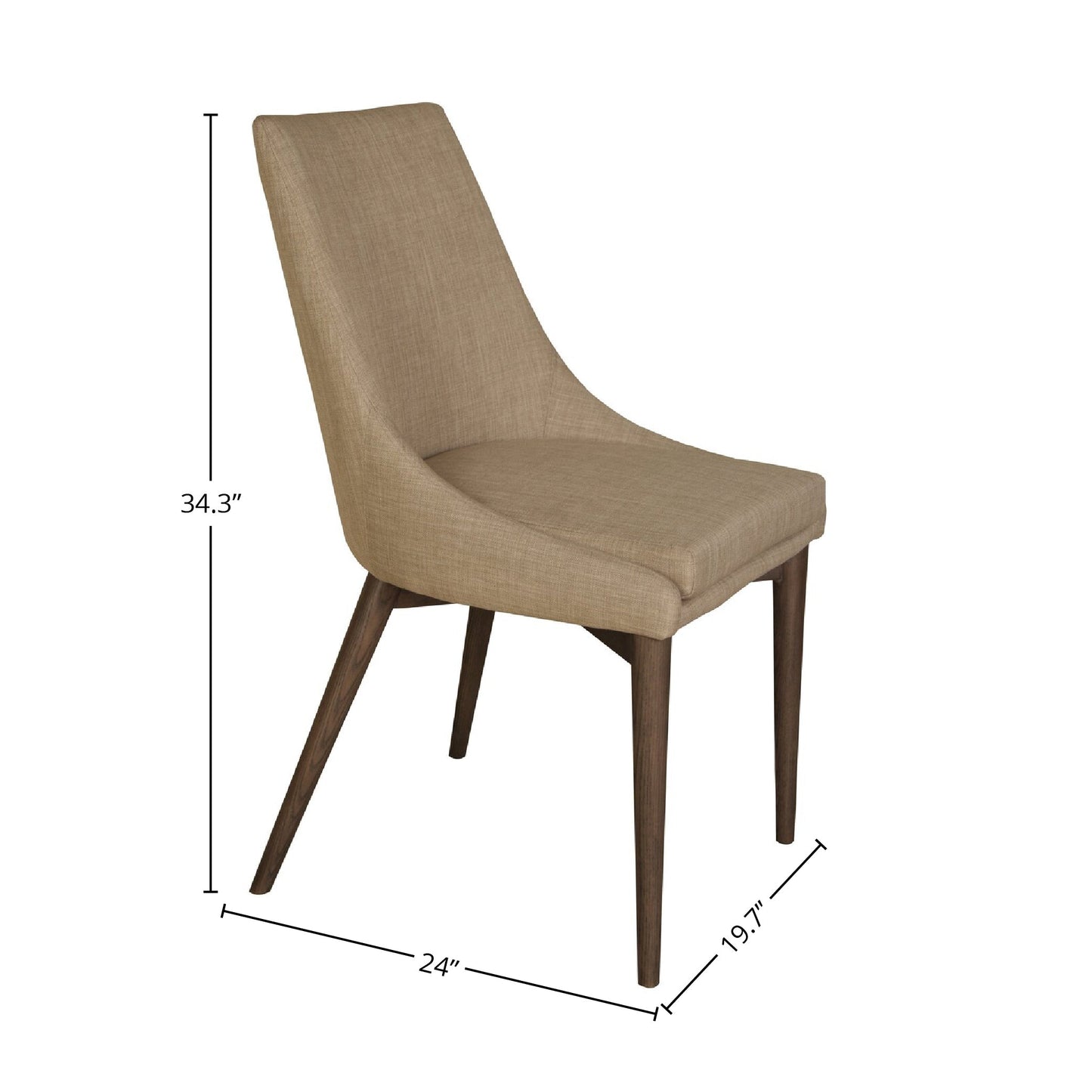 Fritz Side Dining Chair - Beige