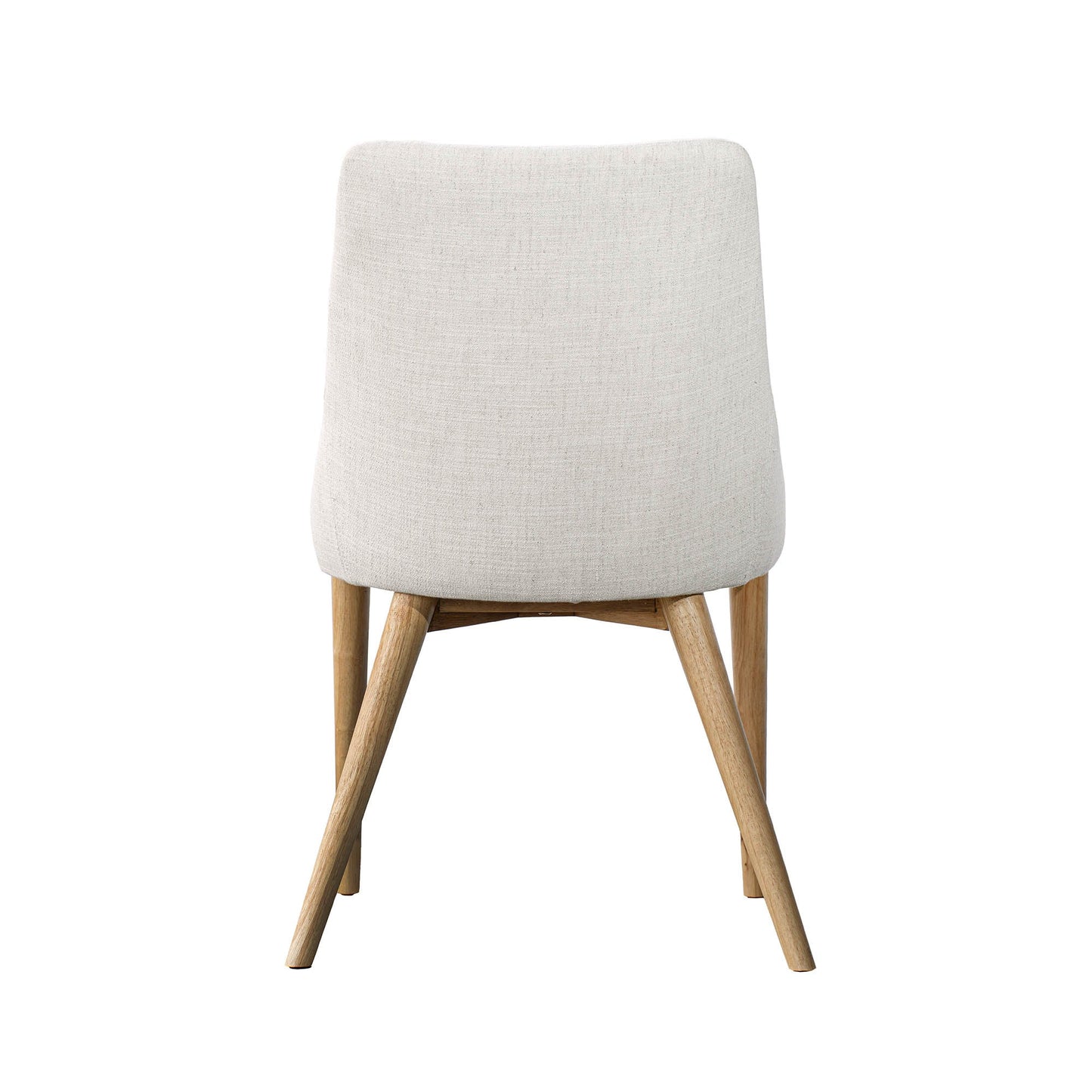 Fritz Side Dining Chair - Ivory w/ Natural Leg