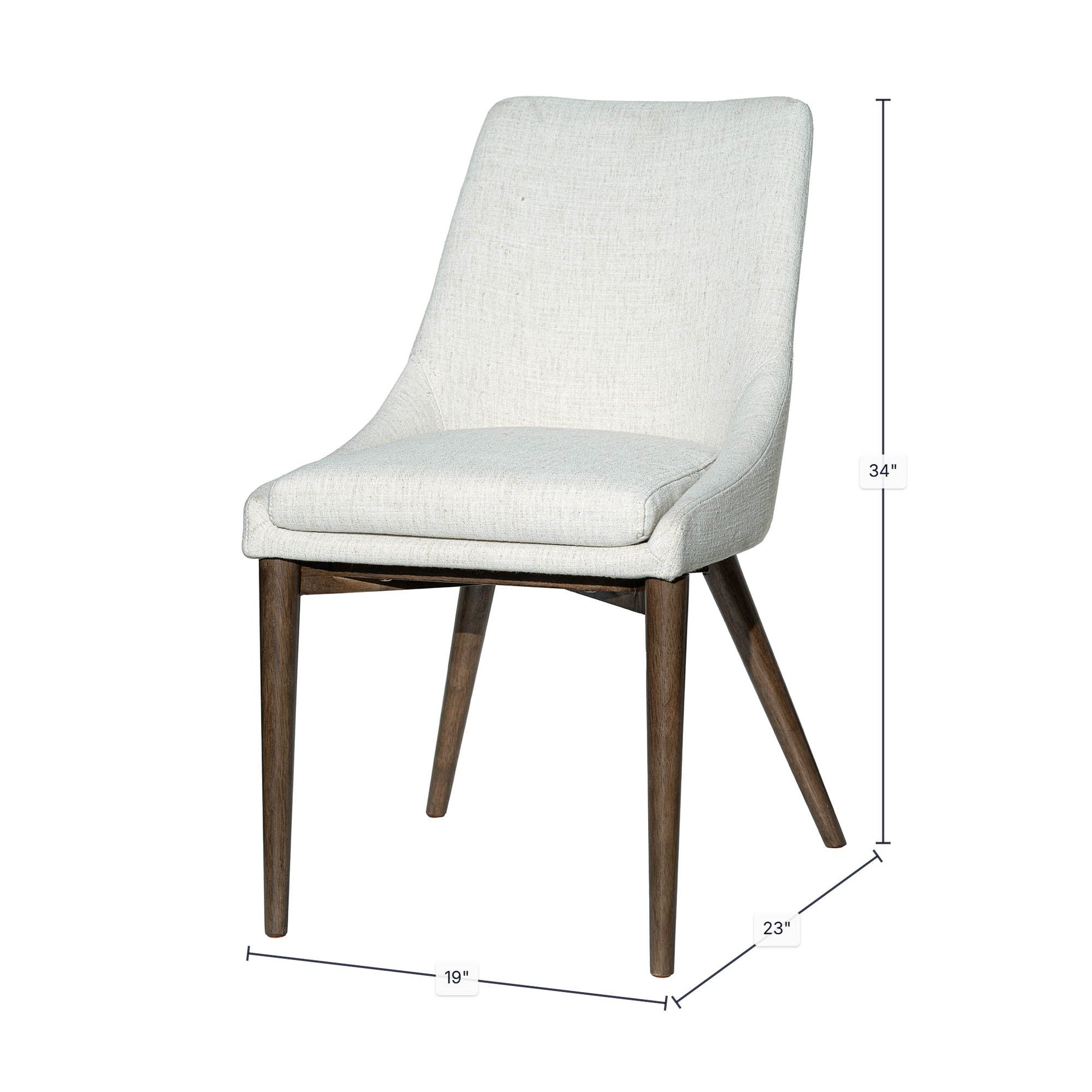 Fritz Side Dining Chair - Ivory