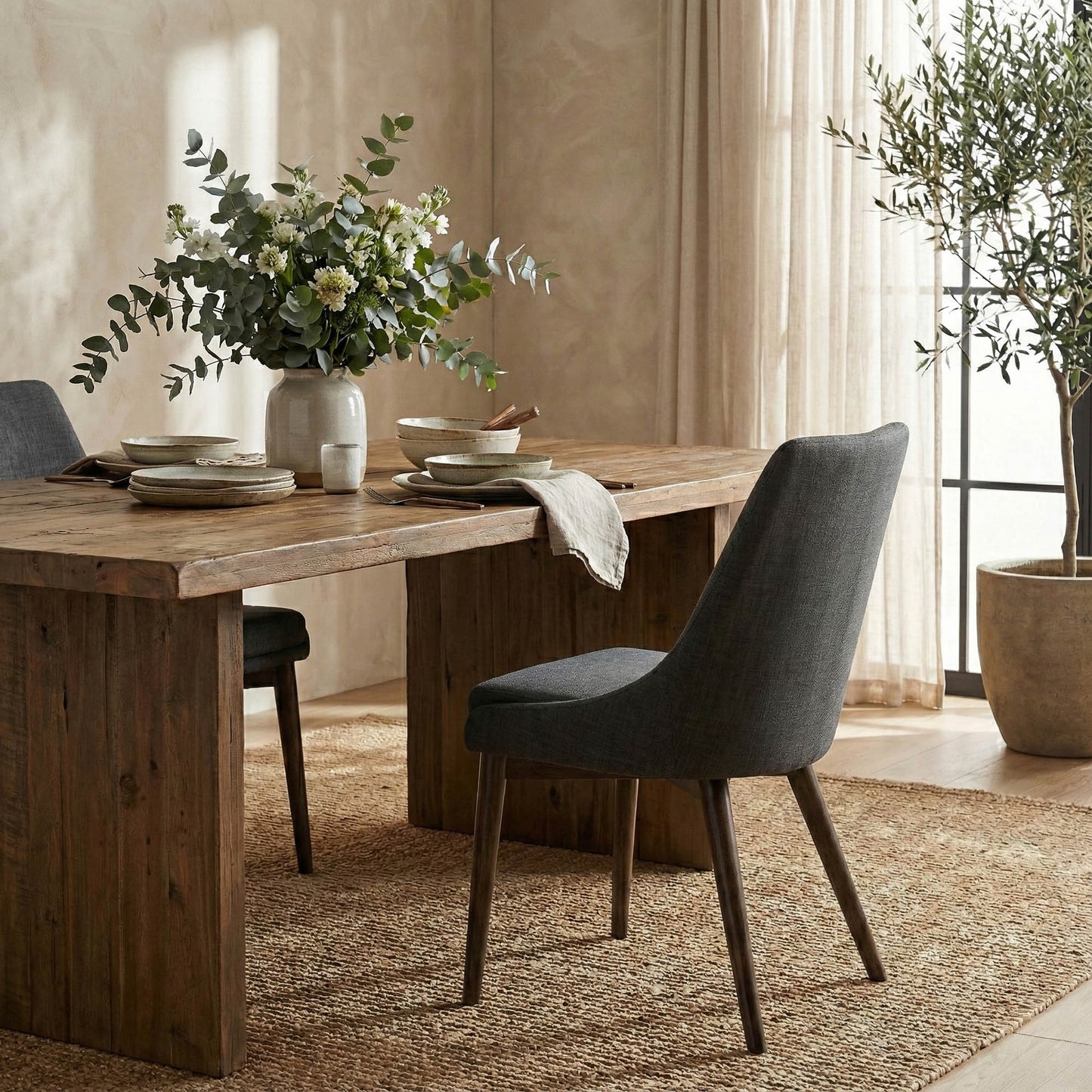 Fritz Side Dining Chair - Slate