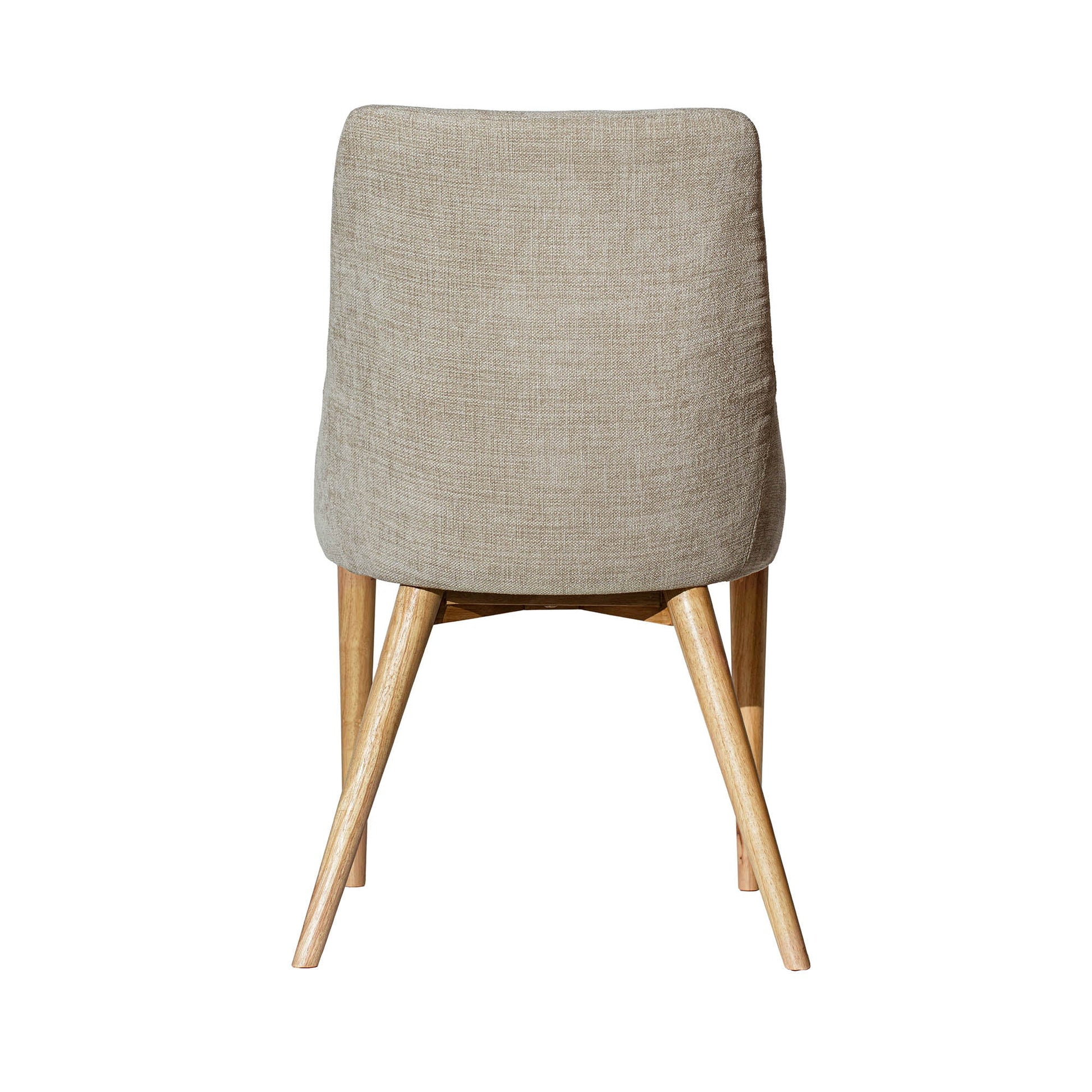 Fritz Side Dining Chair - Taupe w/ Natural Leg