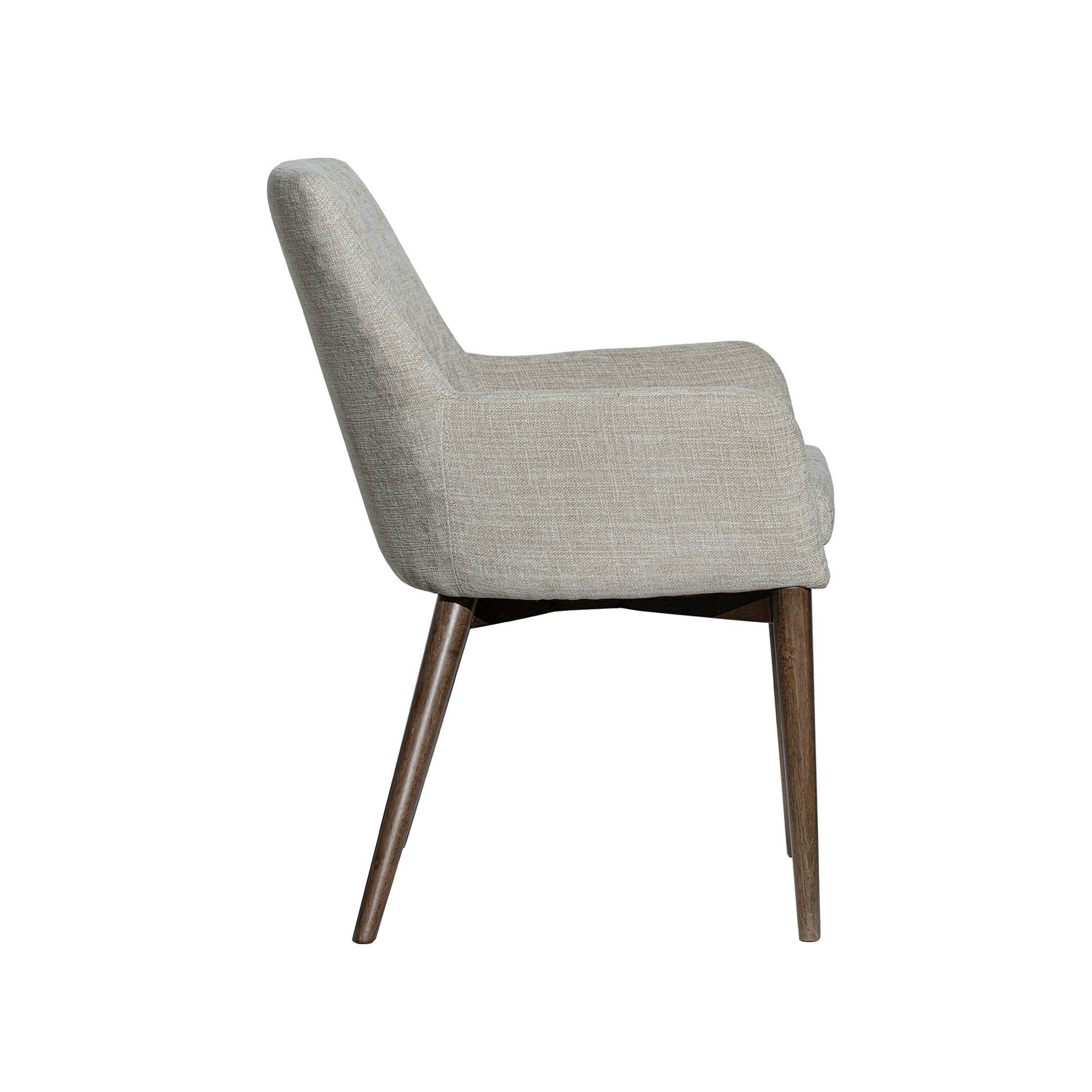 Fritz Arm Dining Chair - Taupe