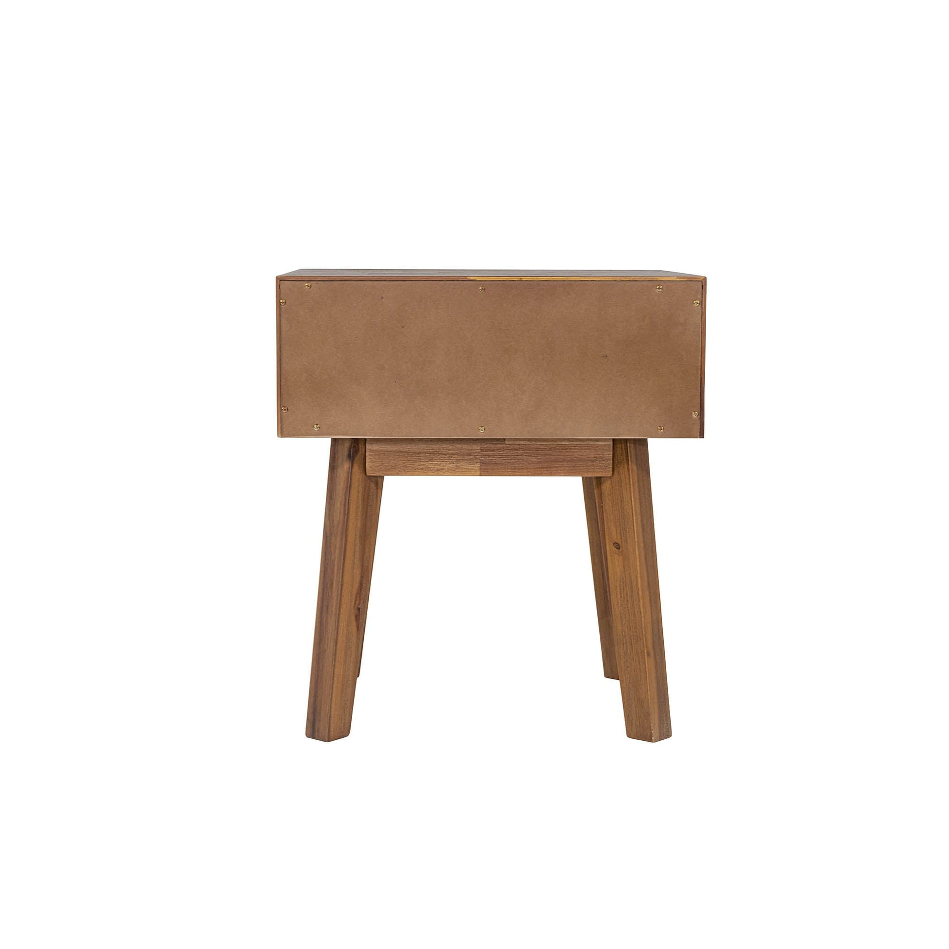 Gia 1 Drawer Nightstand - Warm Pecan