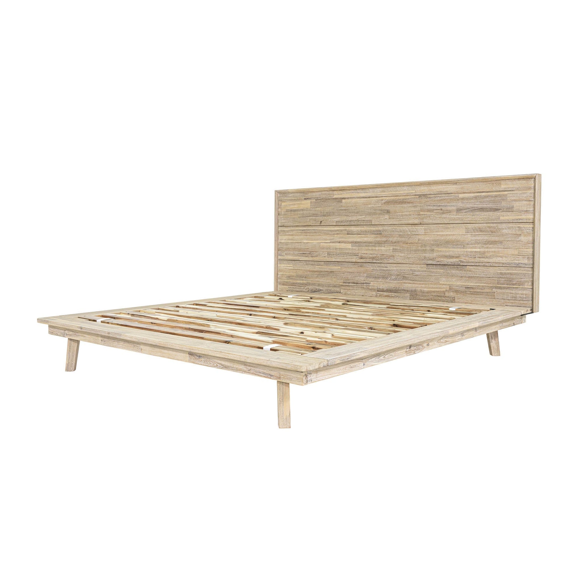 Gia King Bed - Light Driftwood
