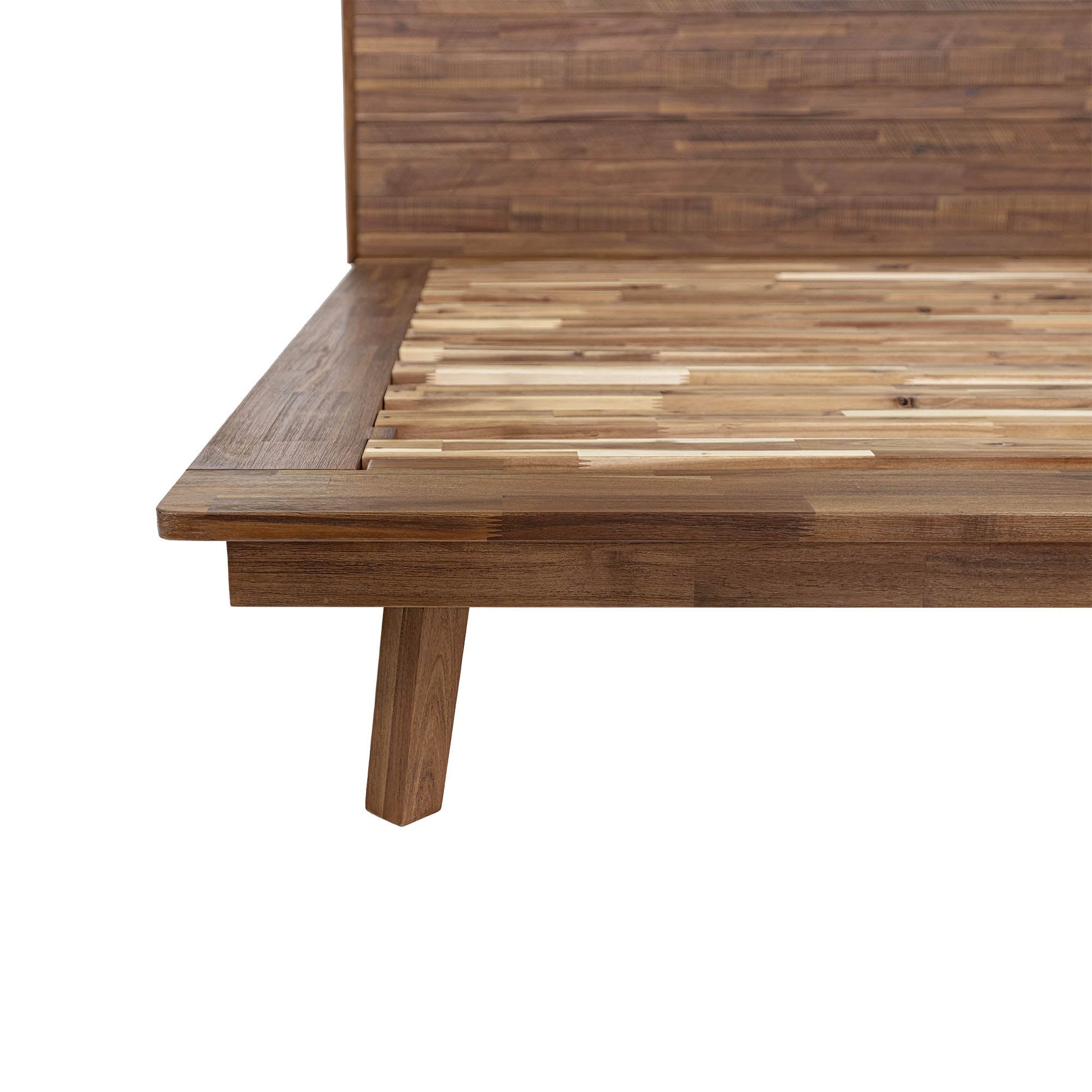 Gia King Bed - Warm Pecan