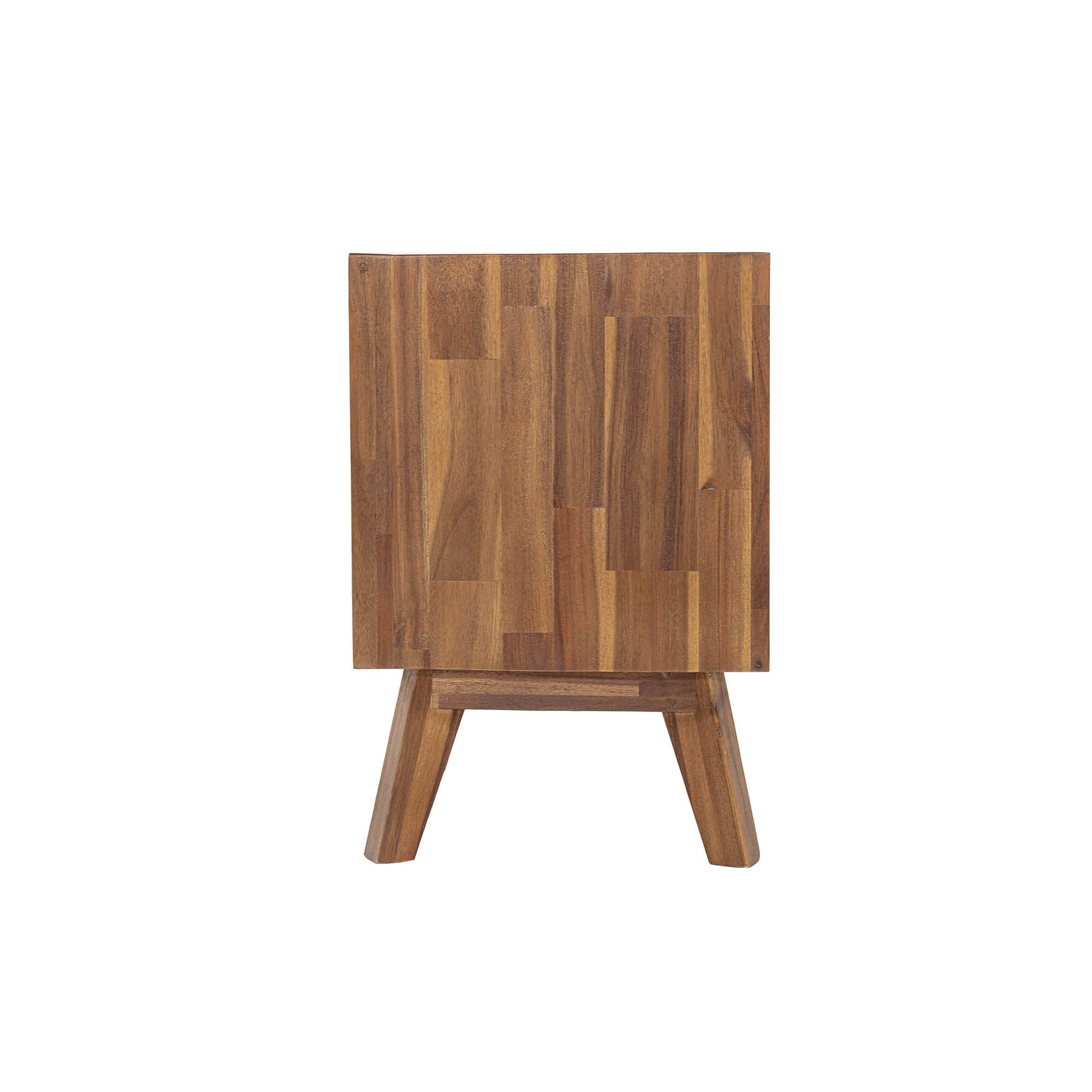 Gia 2 Drawer Nightstand - Warm Pecan