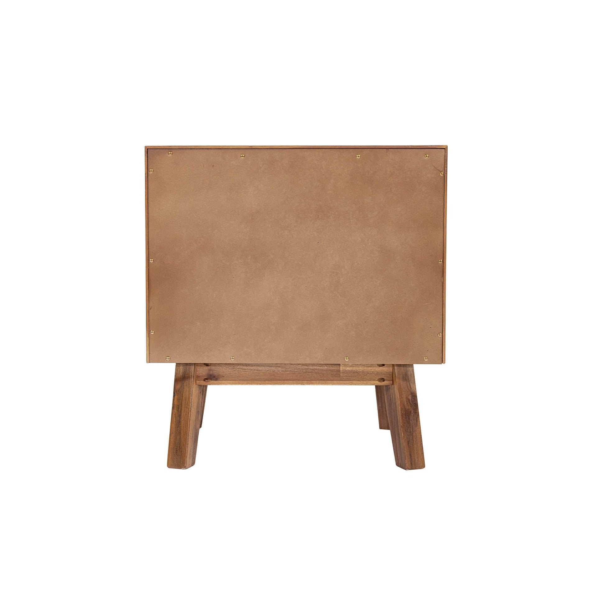 Gia 2 Drawer Nightstand - Warm Pecan