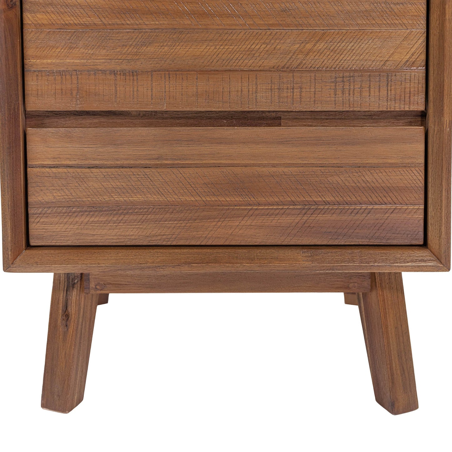 Gia 2 Drawer Nightstand - Warm Pecan