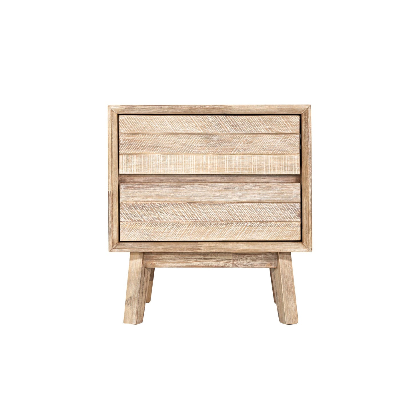 Gia 2 Drawer Nightstand - Light Driftwood