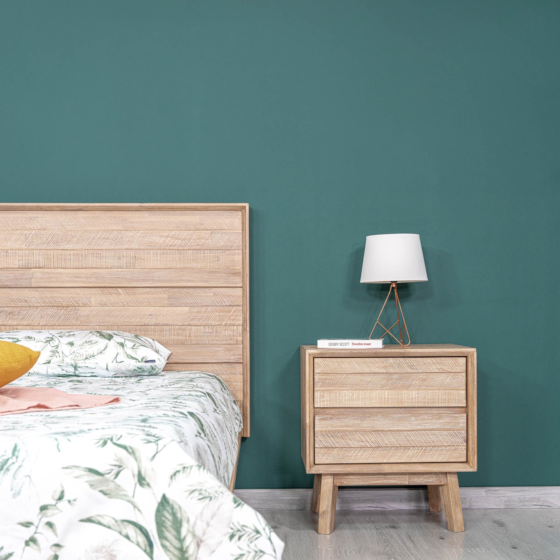 Gia 2 Drawer Nightstand - Light Driftwood