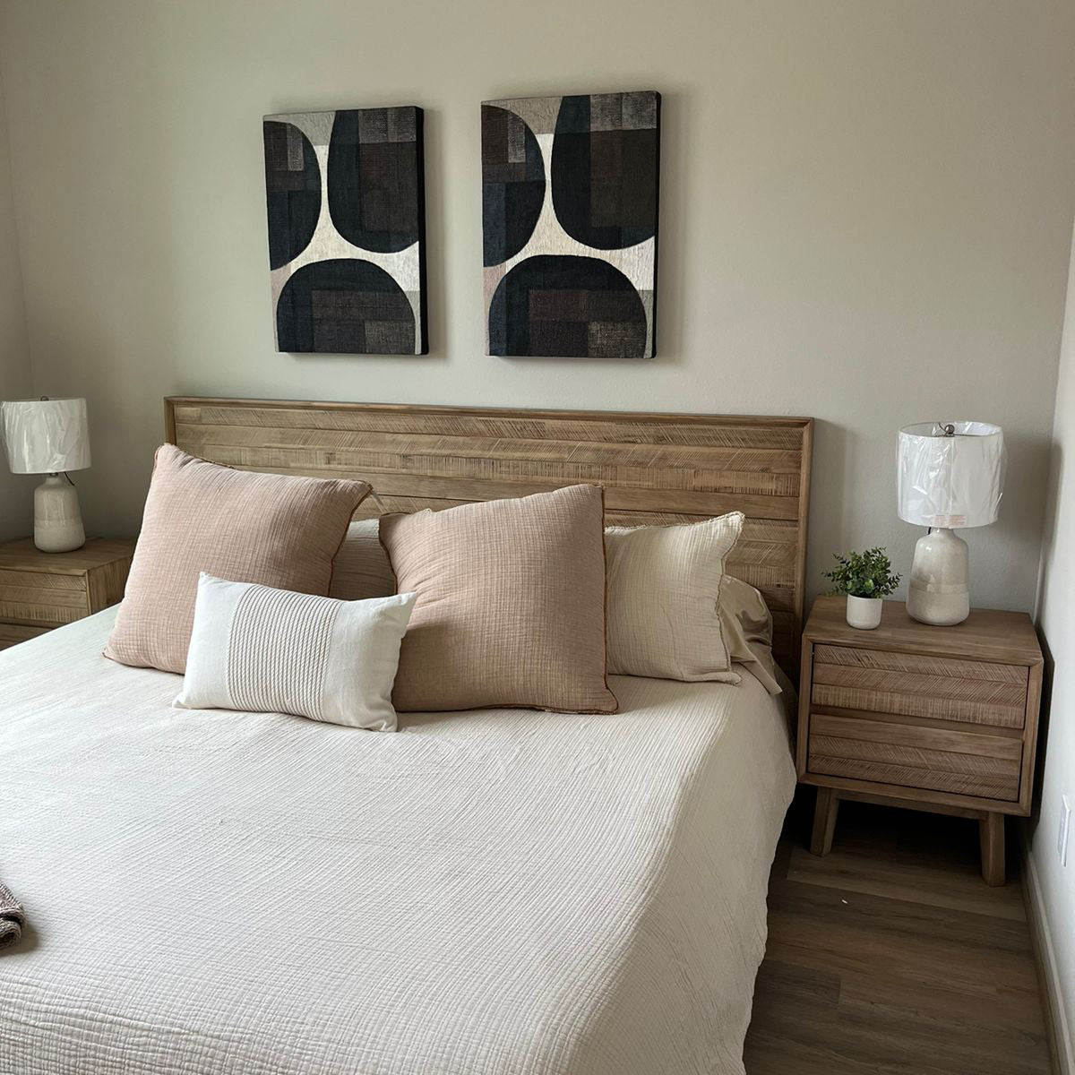 Gia Queen Bed - Light Driftwood