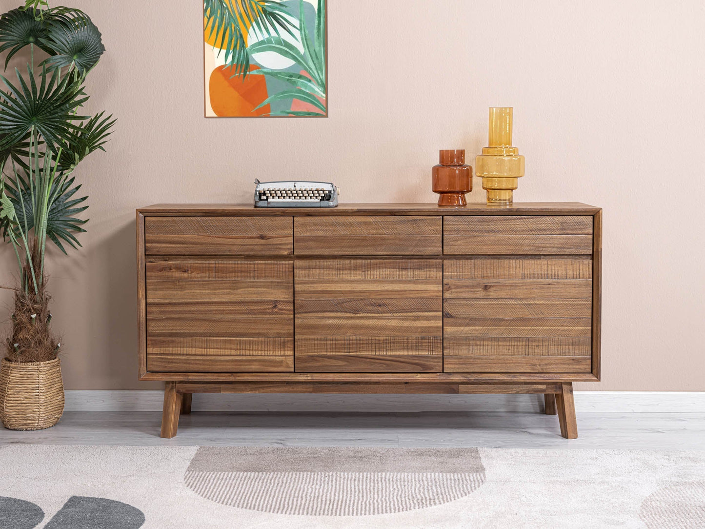 Gia Sideboard - Warm Pecan