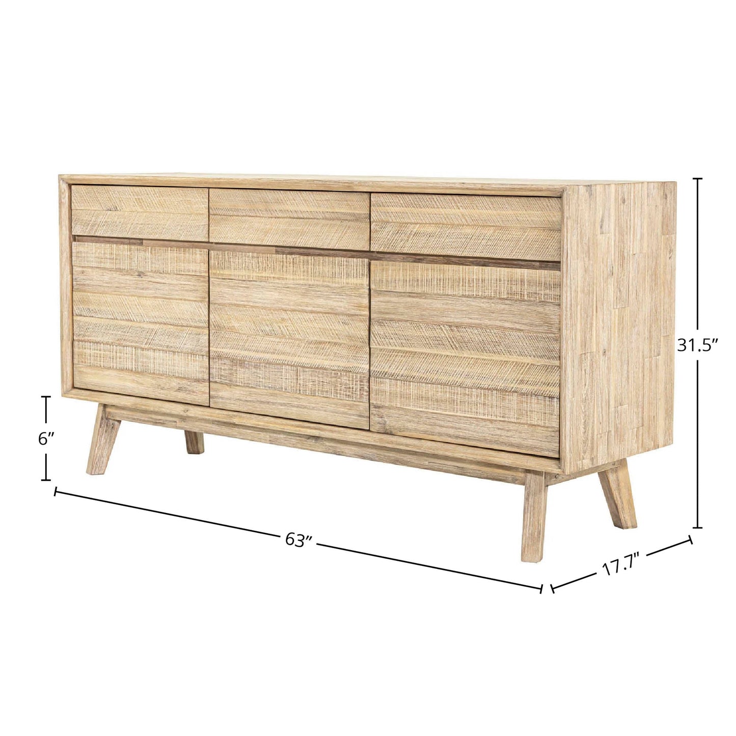 Gia Sideboard - Light Driftwood