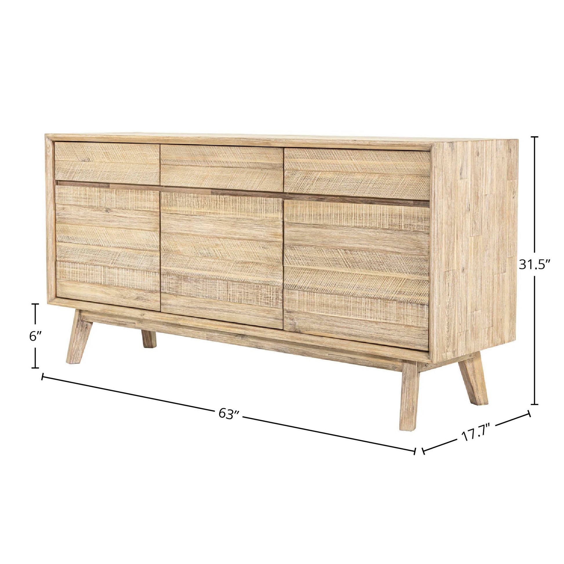 Gia Sideboard - Light Driftwood