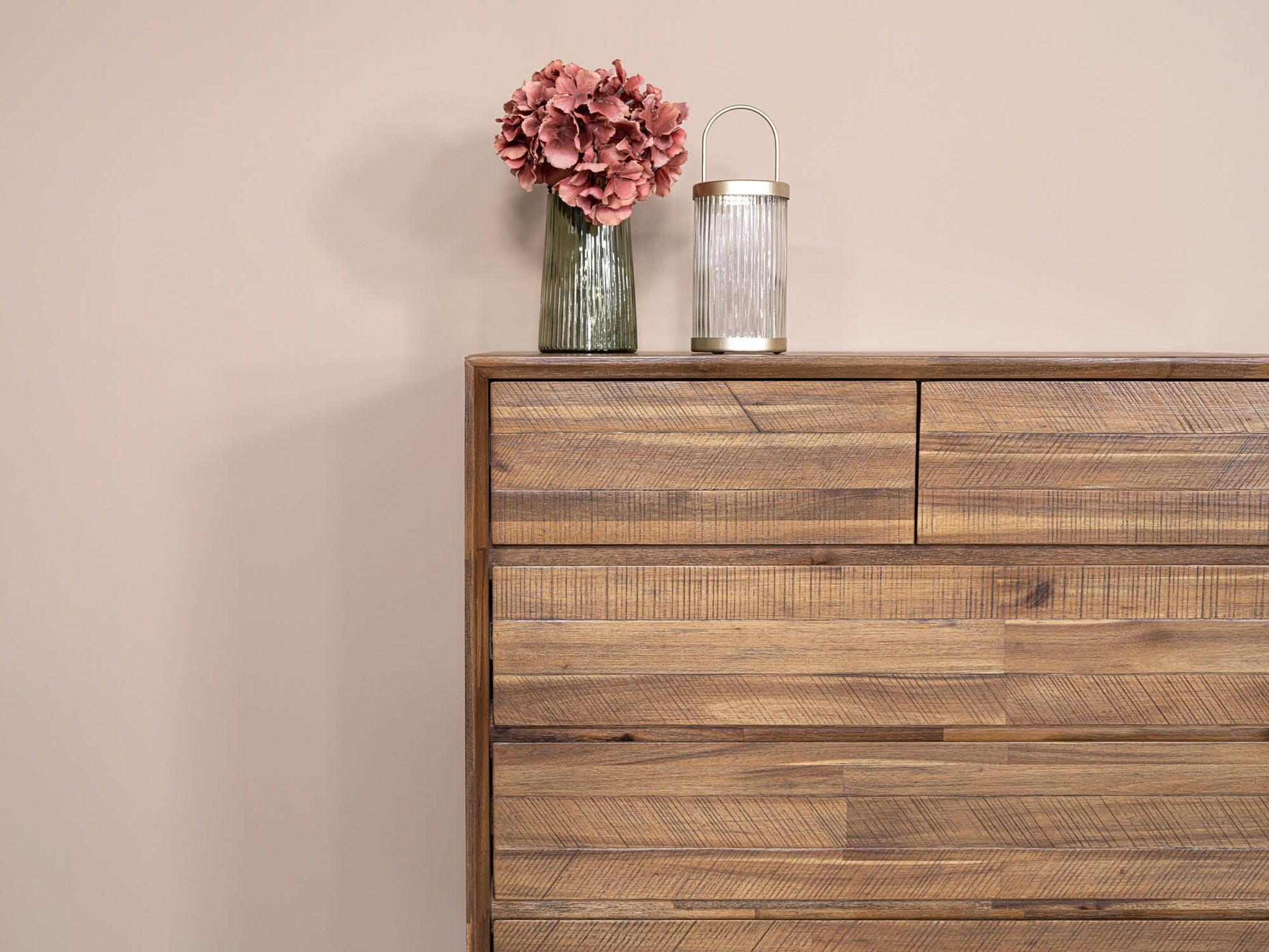 Gia 5 Drawer Chest - Warm Pecan