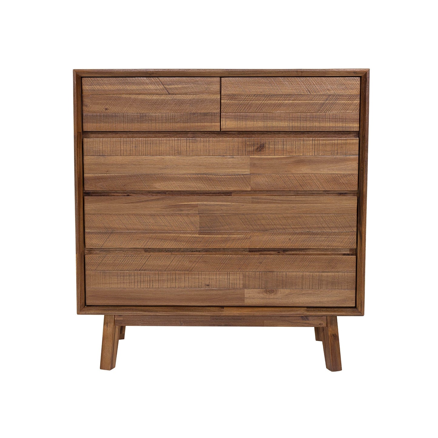 Gia 5 Drawer Chest - Warm Pecan