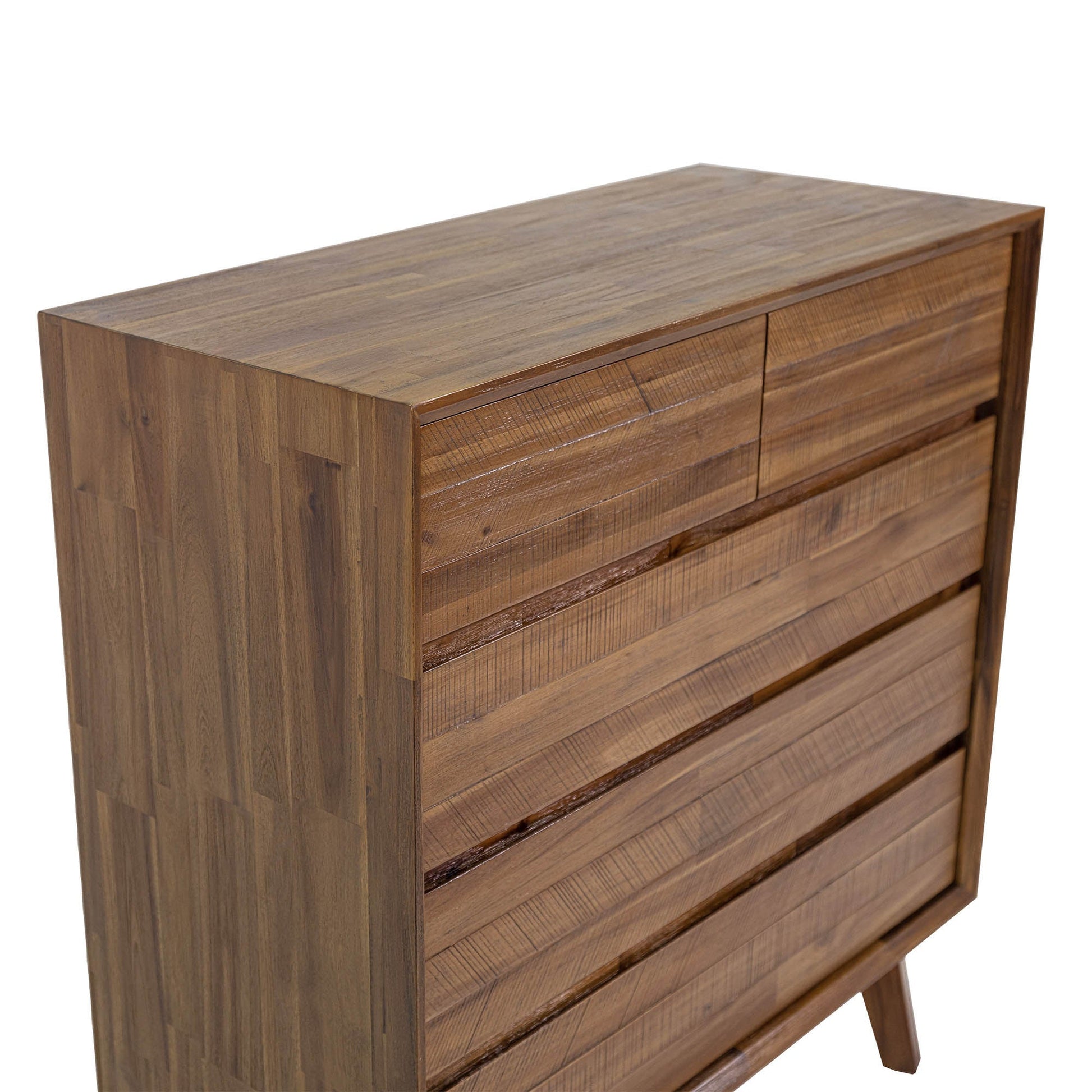 Gia 5 Drawer Chest - Warm Pecan