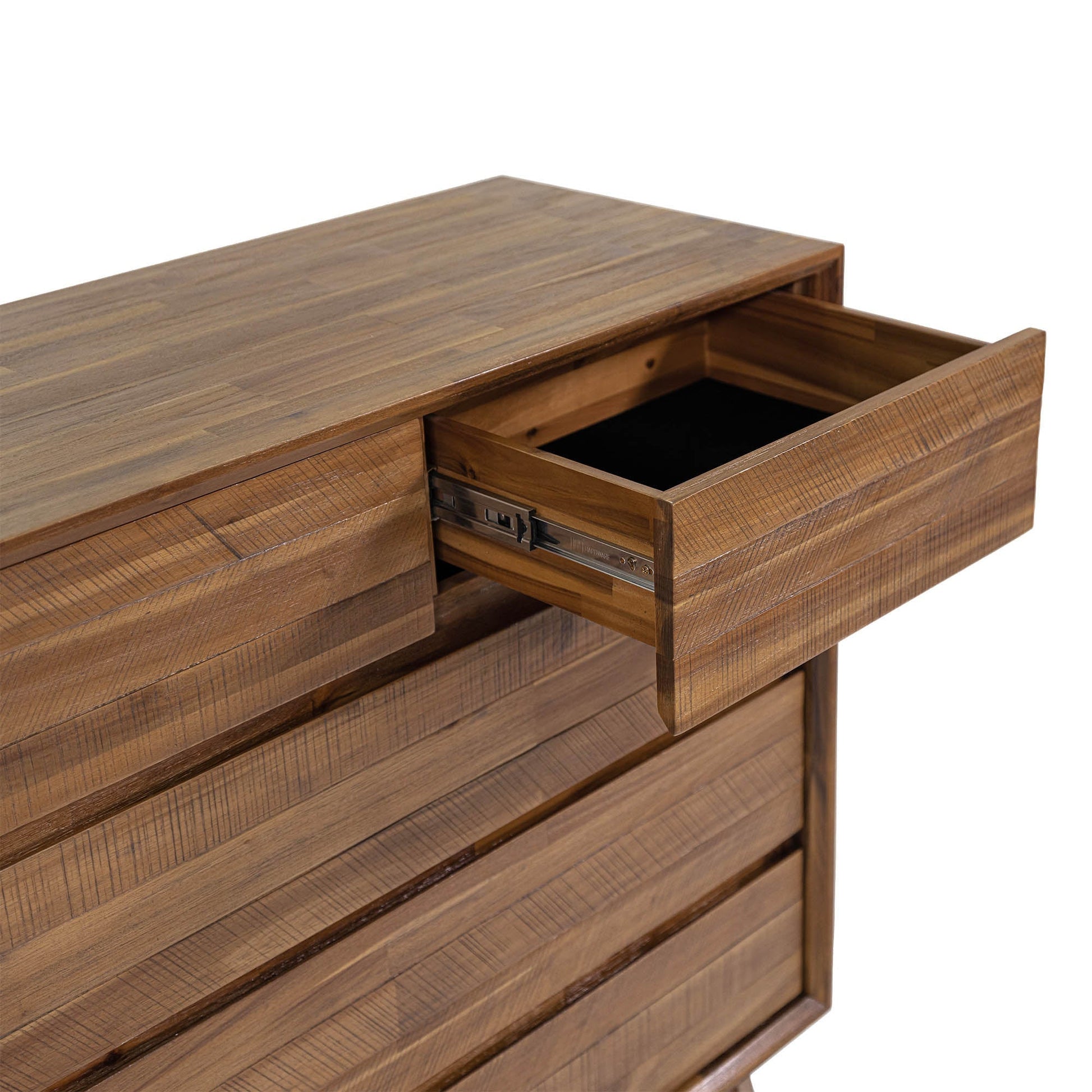 Gia 5 Drawer Chest - Warm Pecan