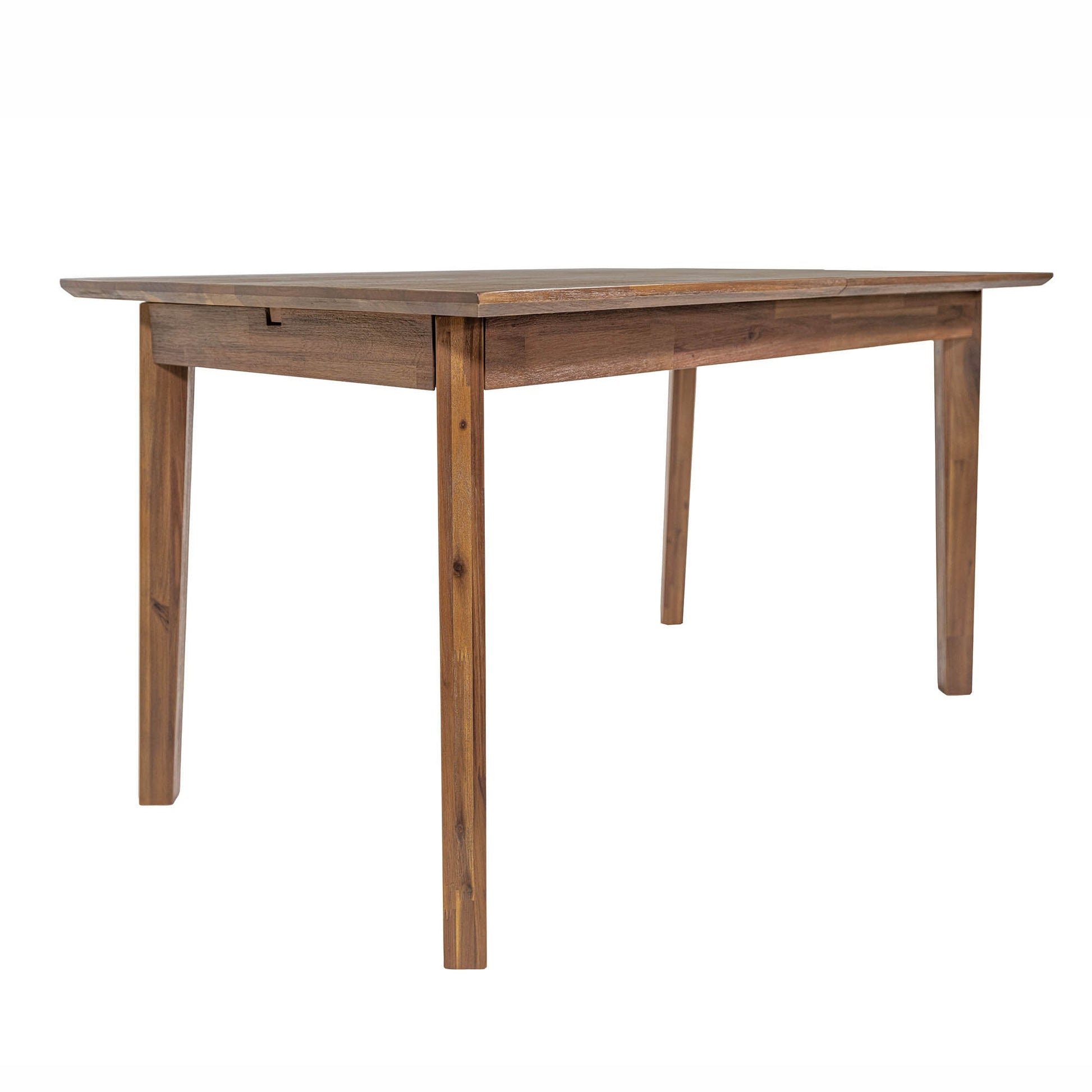 Gia Small Extension Dining Table w/ Butterfly System 55/71” - Warm Pecan