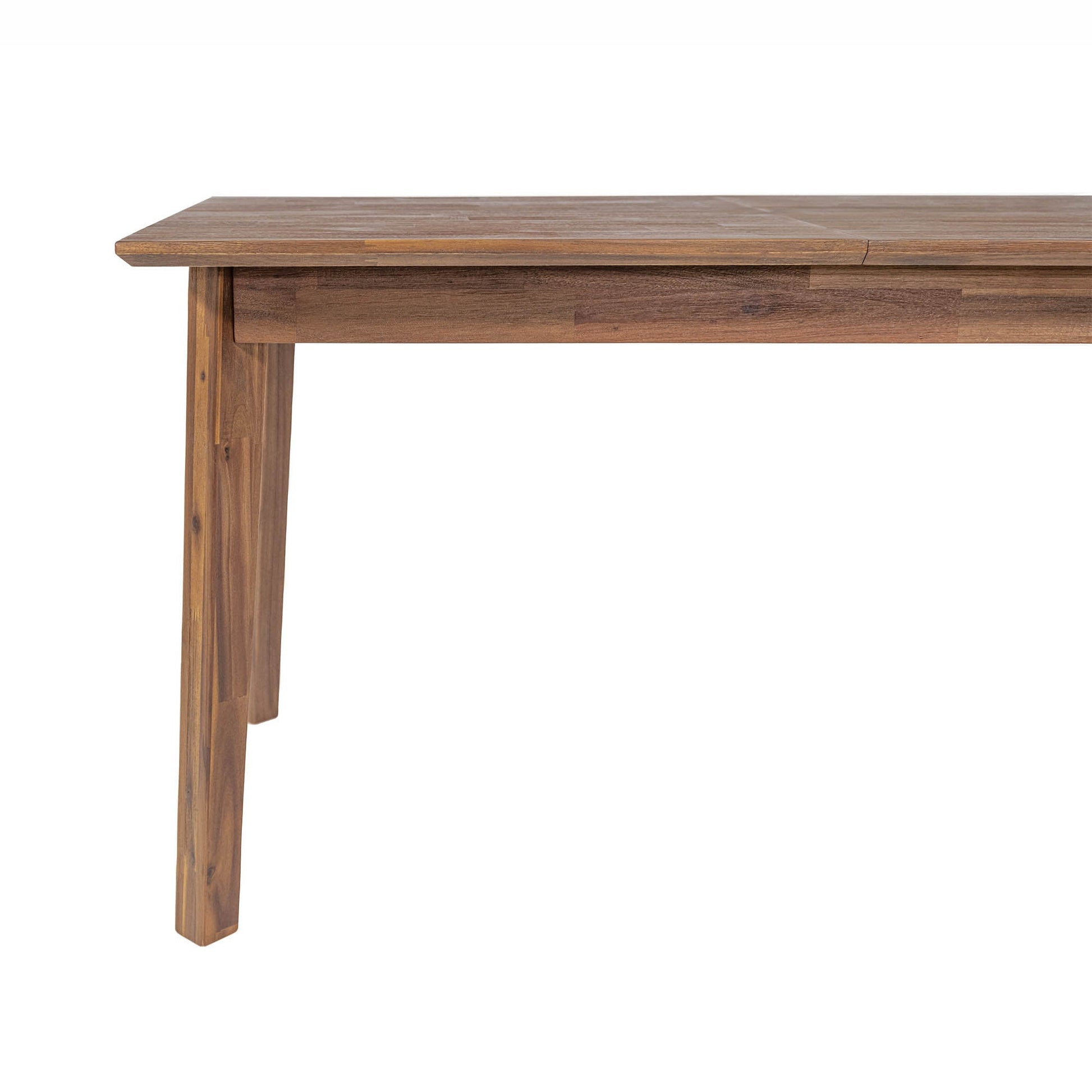 Gia Small Extension Dining Table w/ Butterfly System 55/71” - Warm Pecan