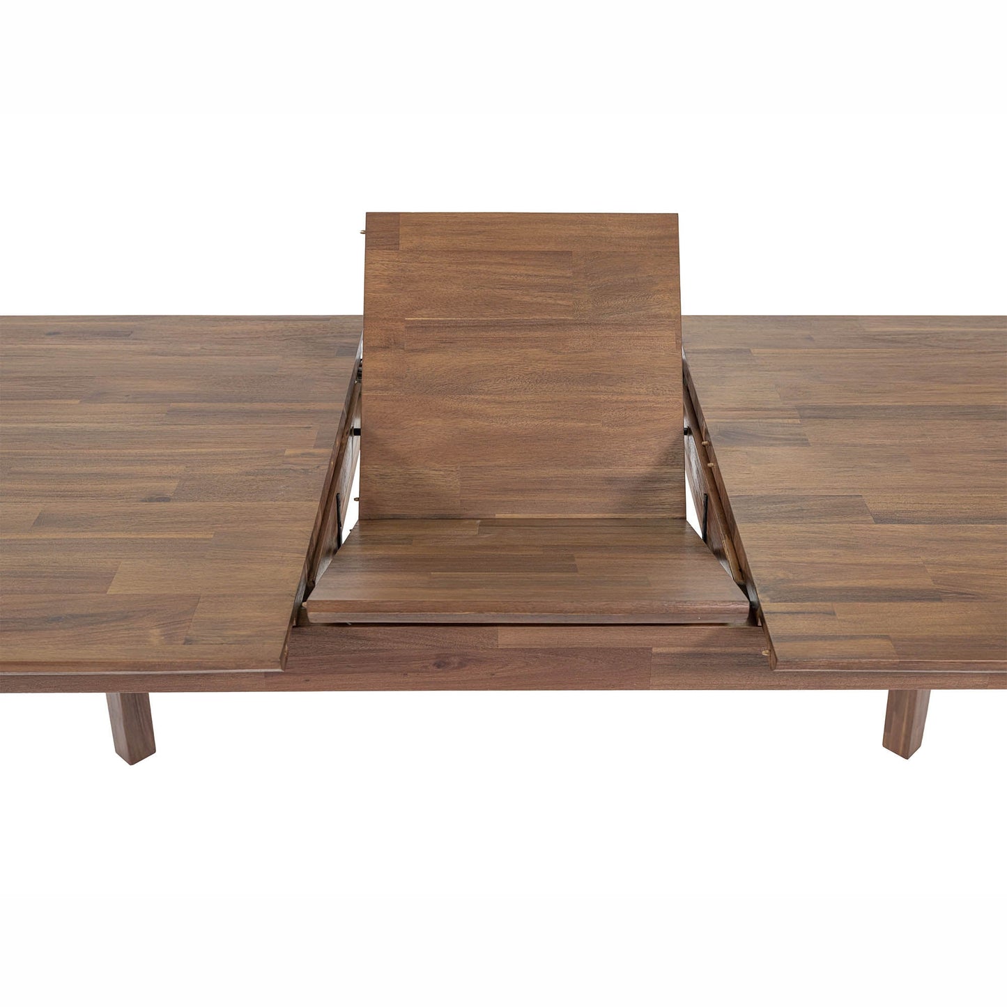 Gia Small Extension Dining Table w/ Butterfly System 55/71” - Warm Pecan