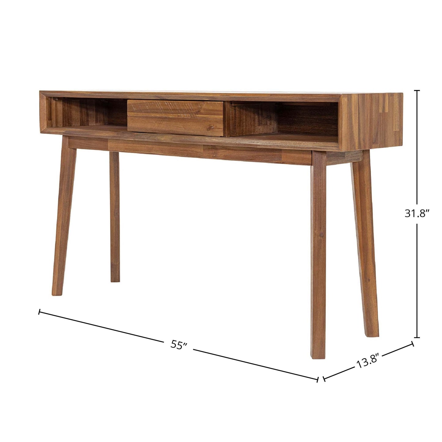 Gia Console Table - Warm Pecan