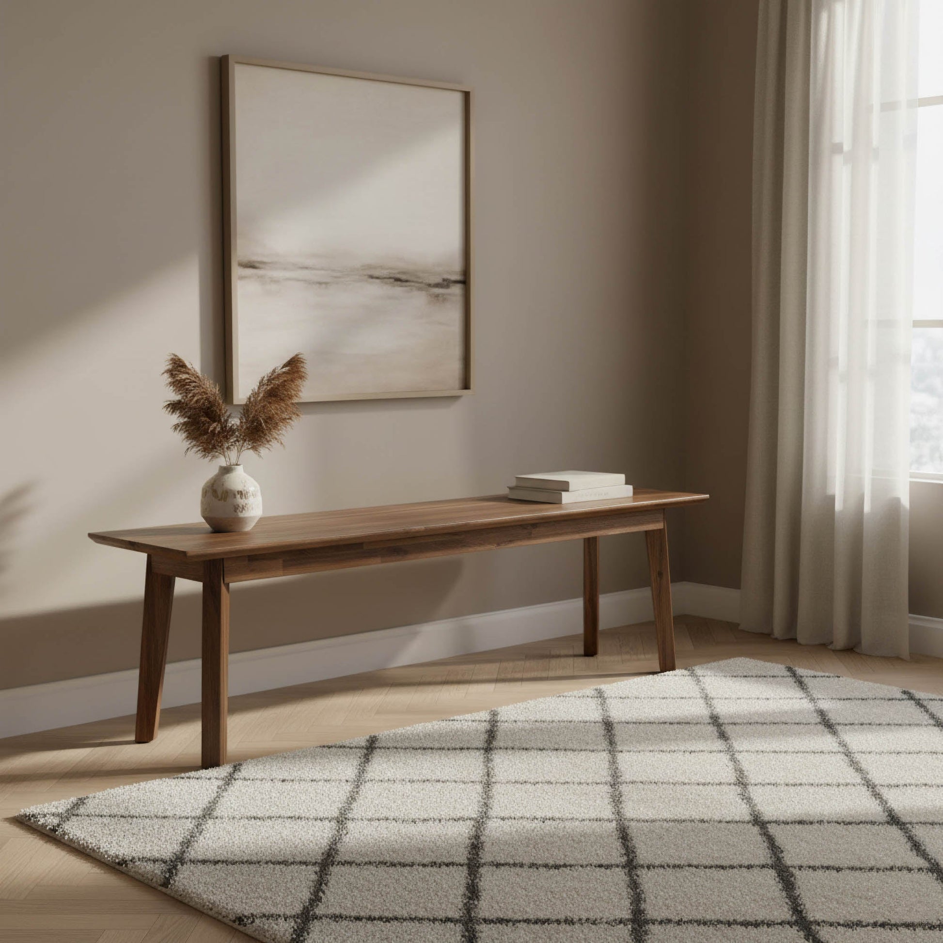 Gia Bench - Warm Pecan