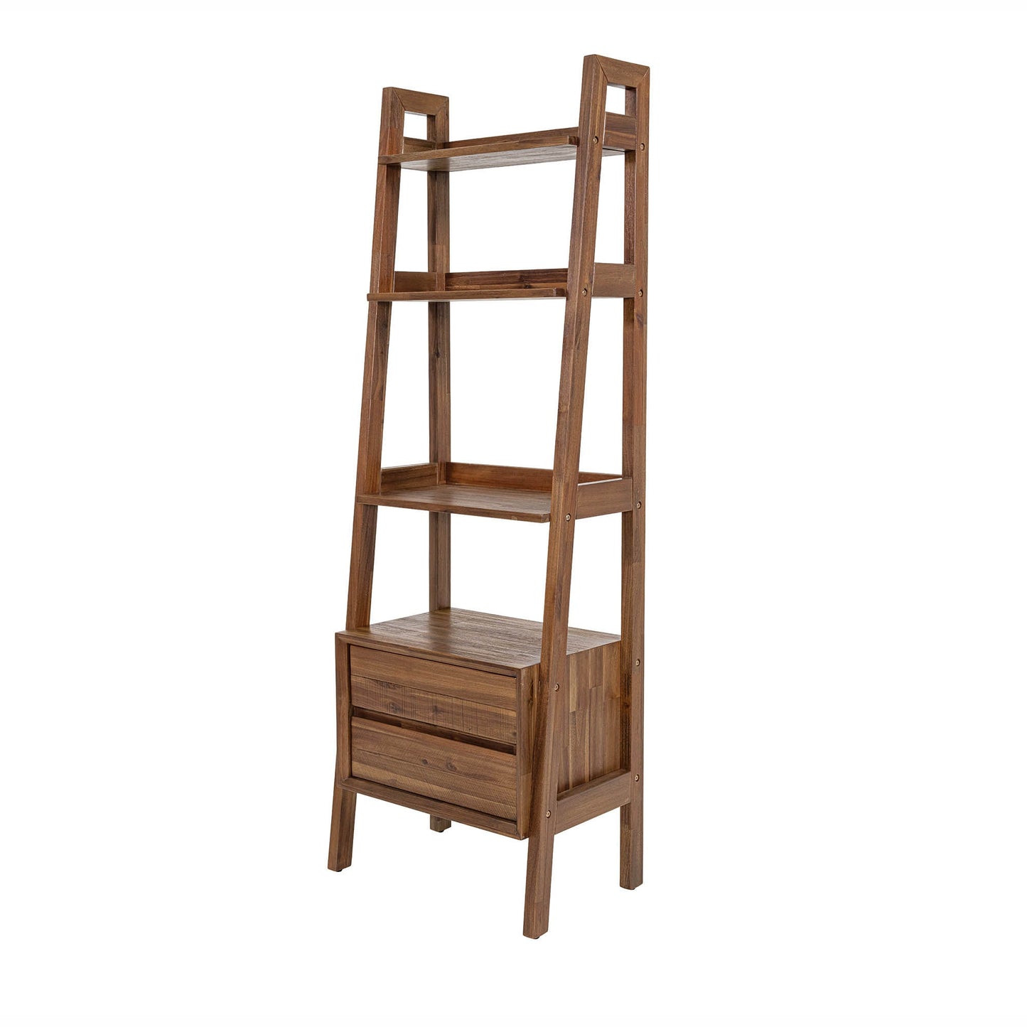 Gia Modular Bookcase - Warm Pecan