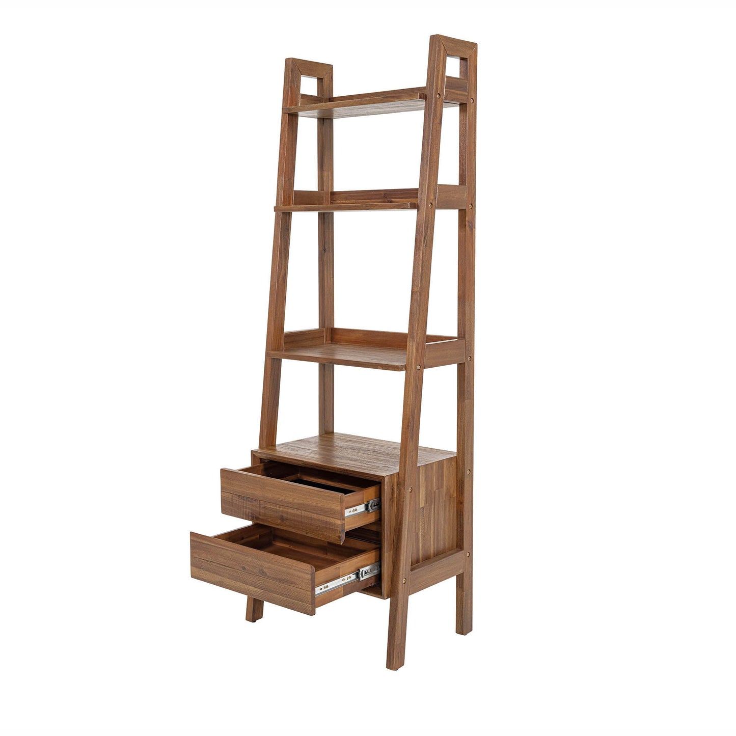 Gia Modular Bookcase - Warm Pecan