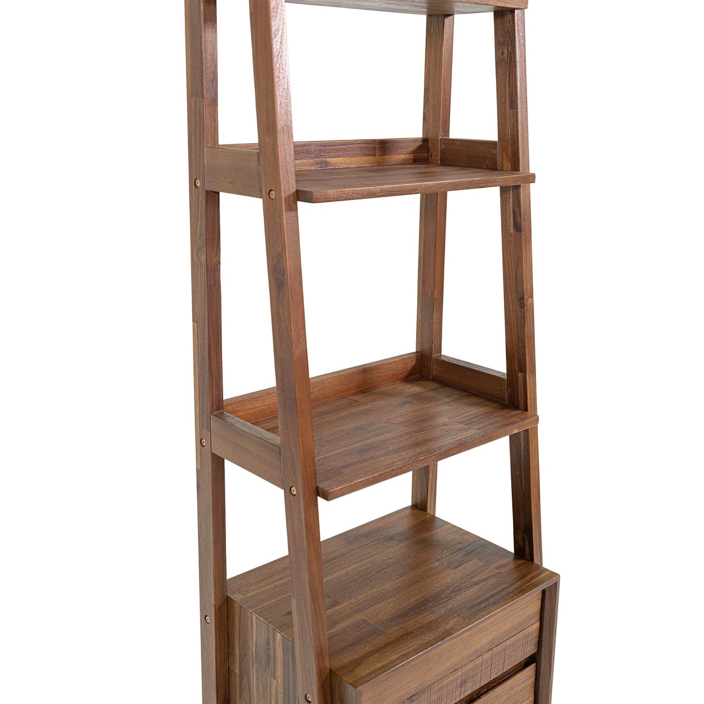 Gia Modular Bookcase - Warm Pecan