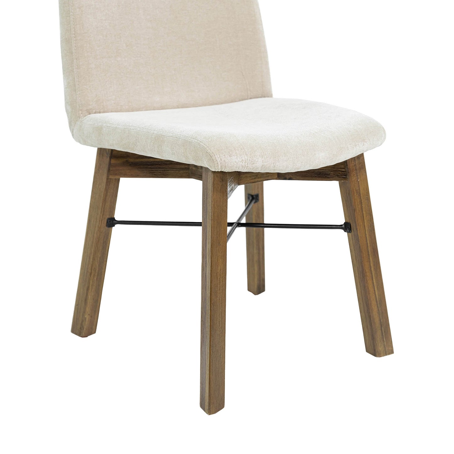 Gia Dining Chair - Warm Pecan - Sand