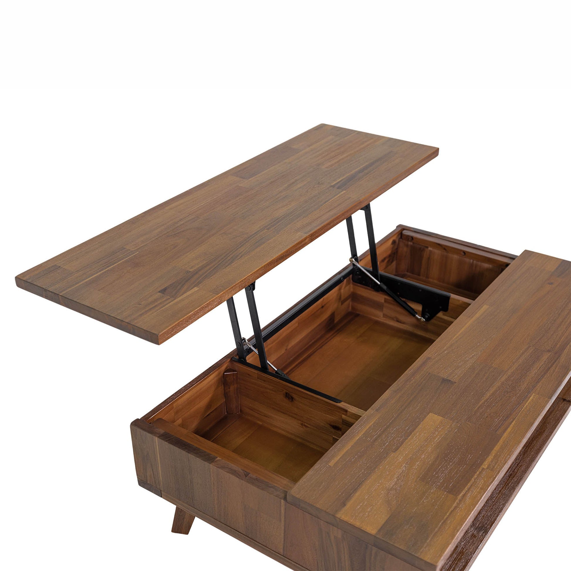 Gia Coffee Table w/ Lift Top - Warm Pecan