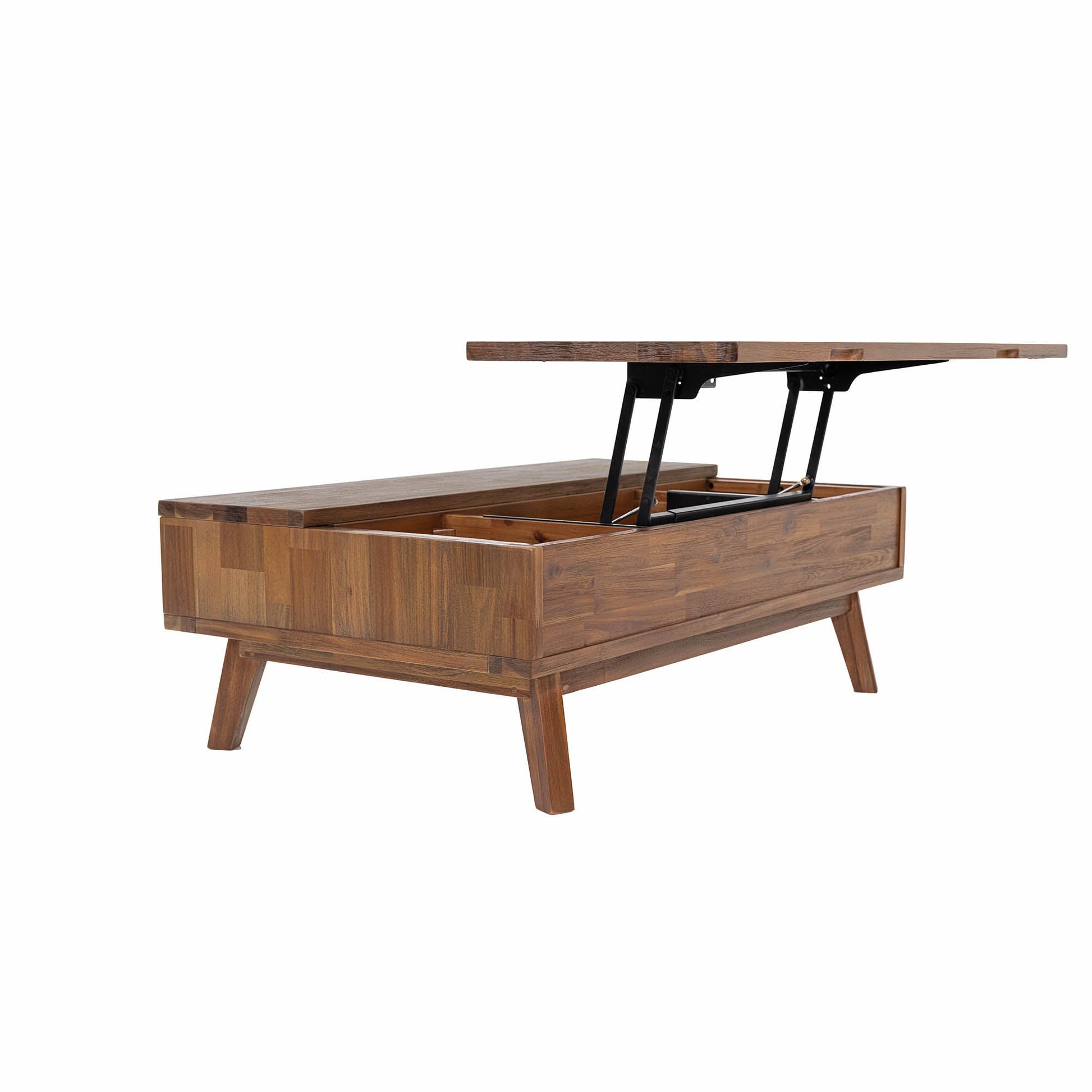 Gia Coffee Table w/ Lift Top - Warm Pecan
