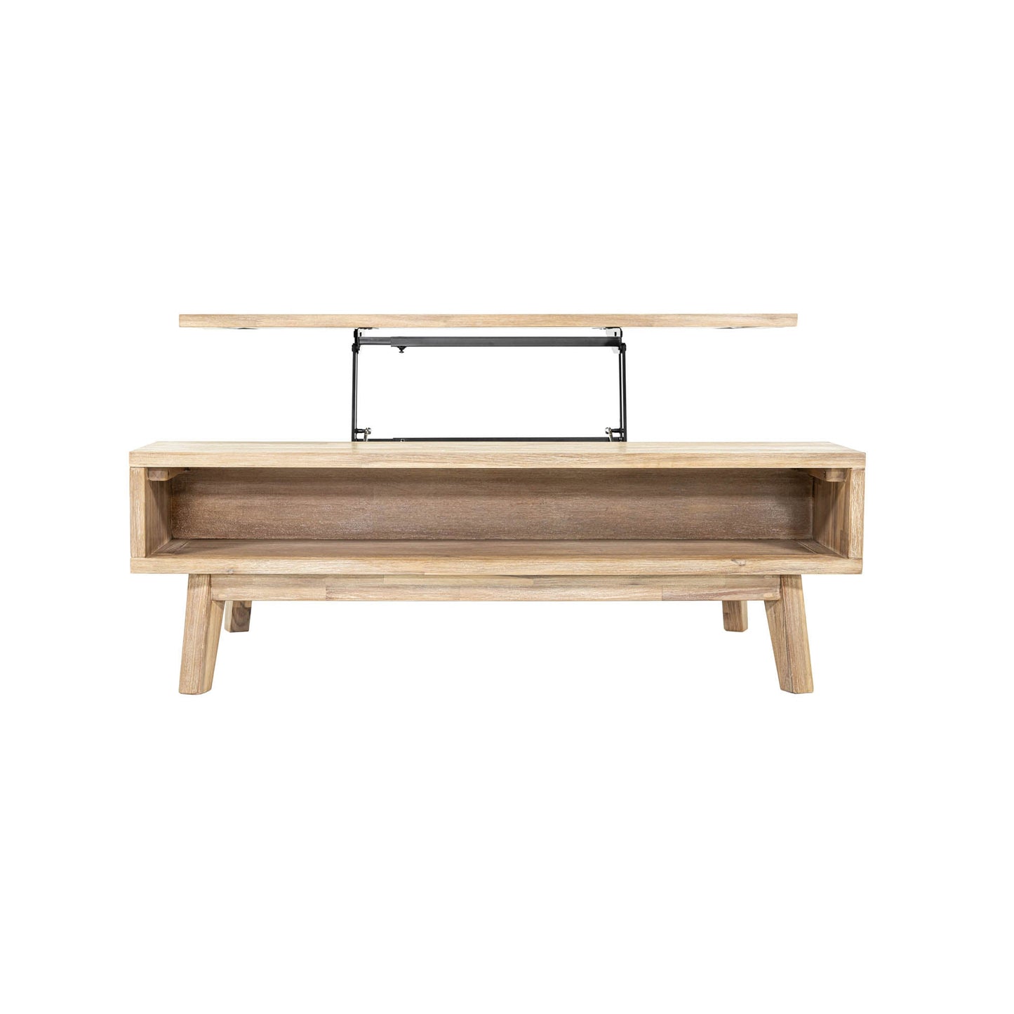 Gia Coffee Table w/ Lift Top - Light Driftwood