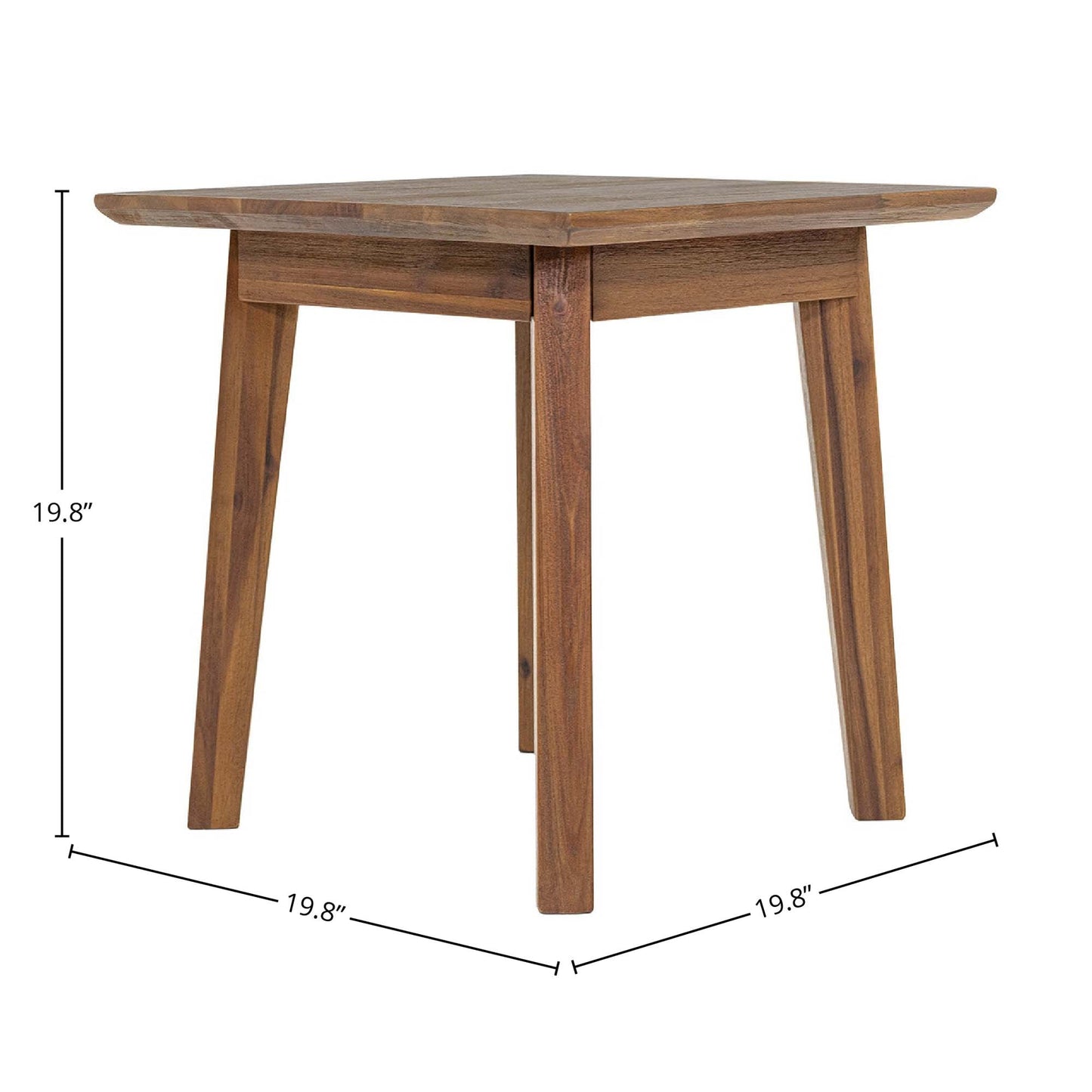 Gia Side Table - Warm Pecan