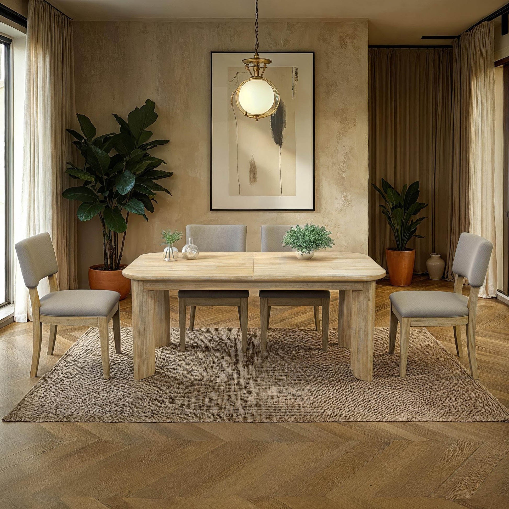 Haru Extension Dining Table (70"/102")