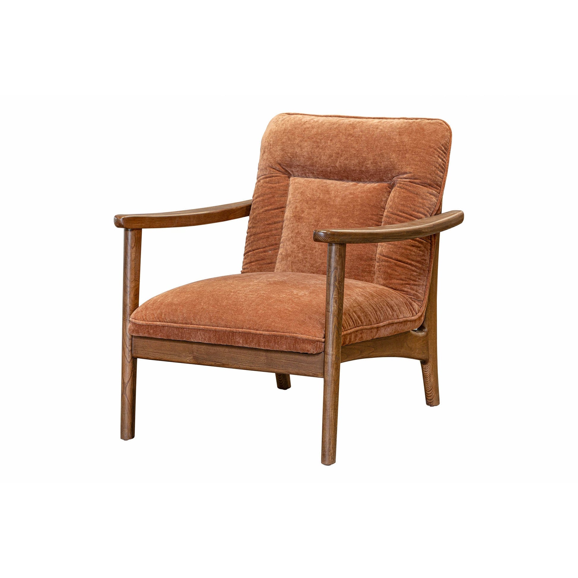 Highland Club Chair - Rust