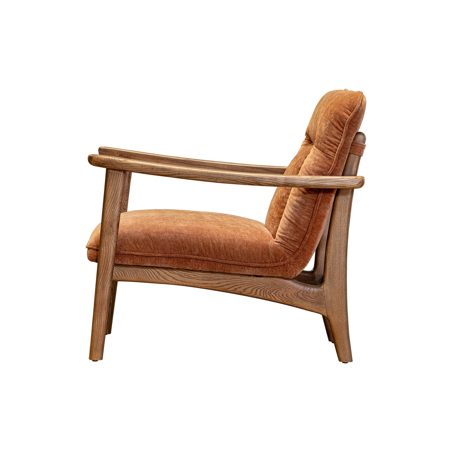 Highland Club Chair - Rust
