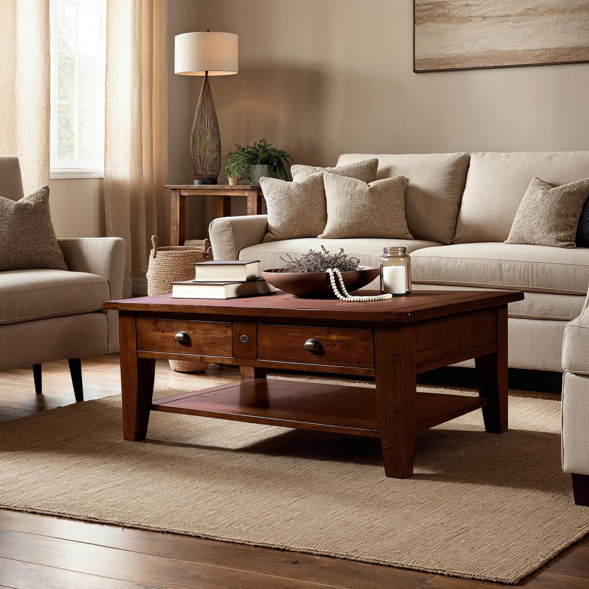 Irish Coast Small Coffee Table - African Dusk