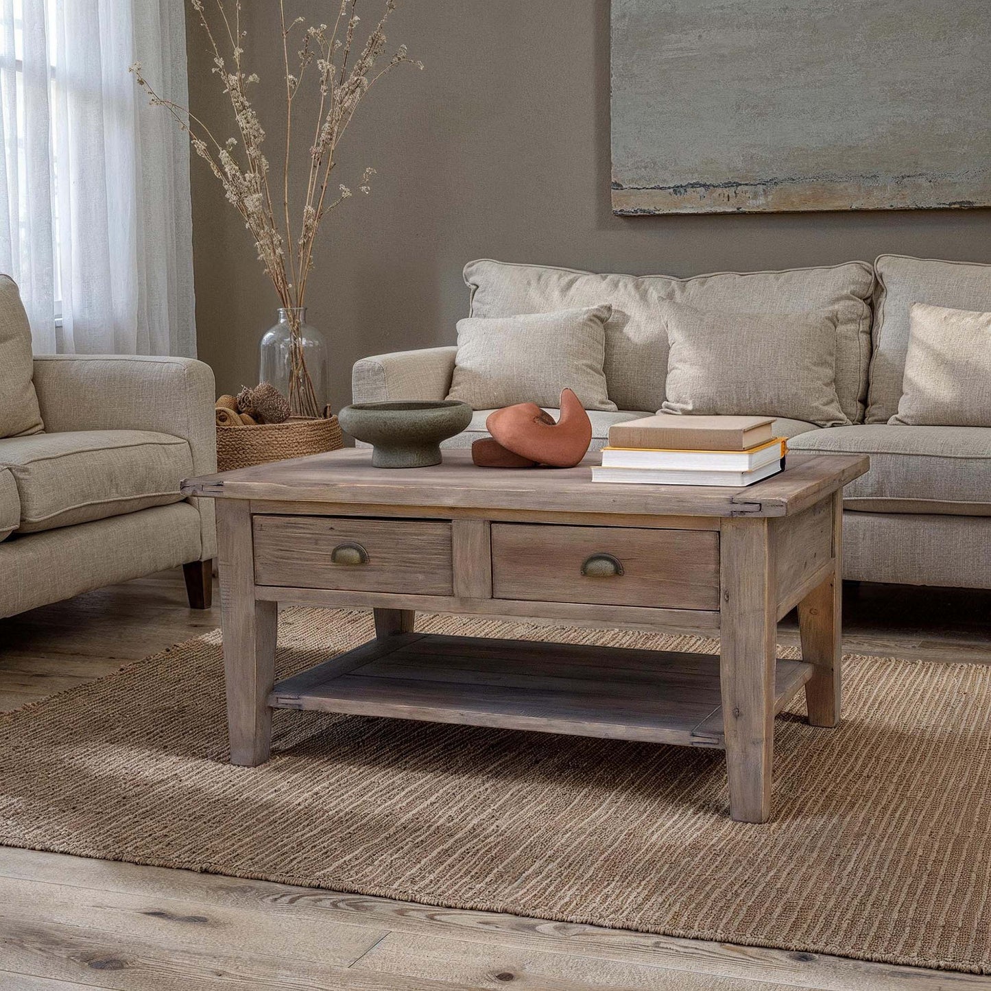 Irish Coast Small Coffee Table - Sundried