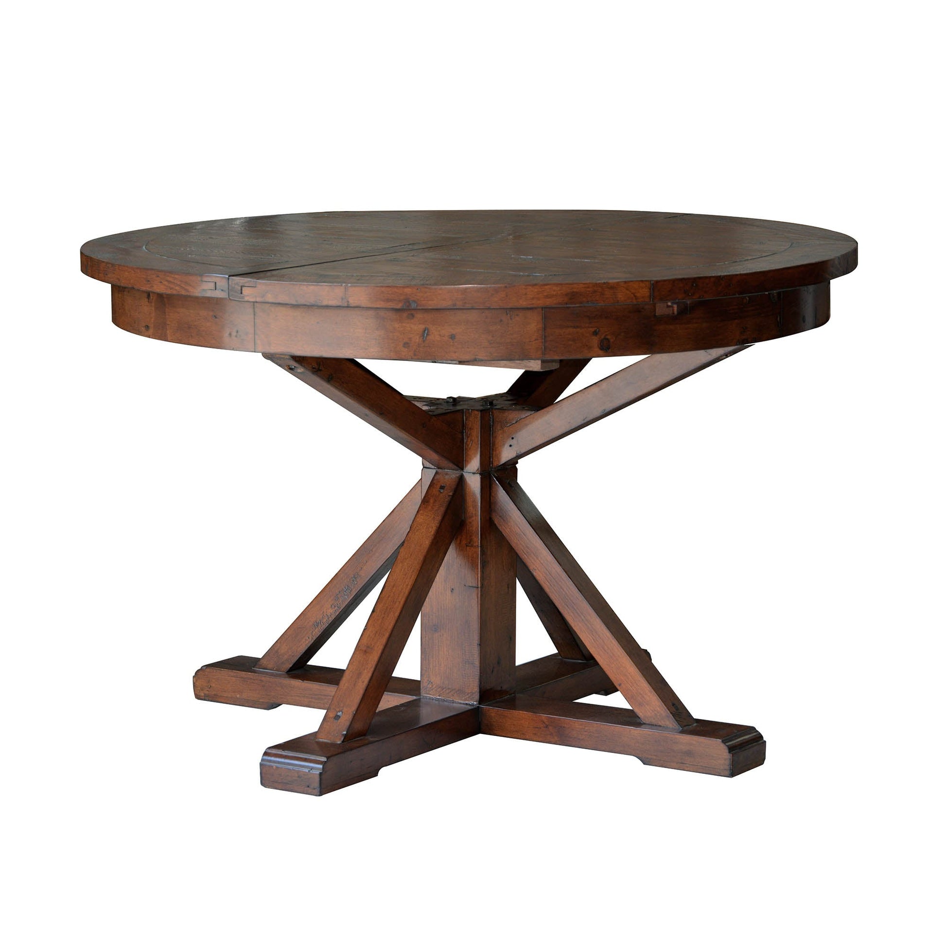 Irish Coast Round 47/63" Extension Dining Table - African Dusk