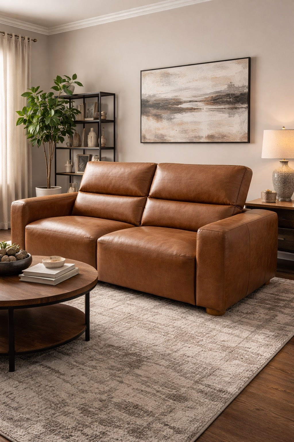 Milan Leather Sofa