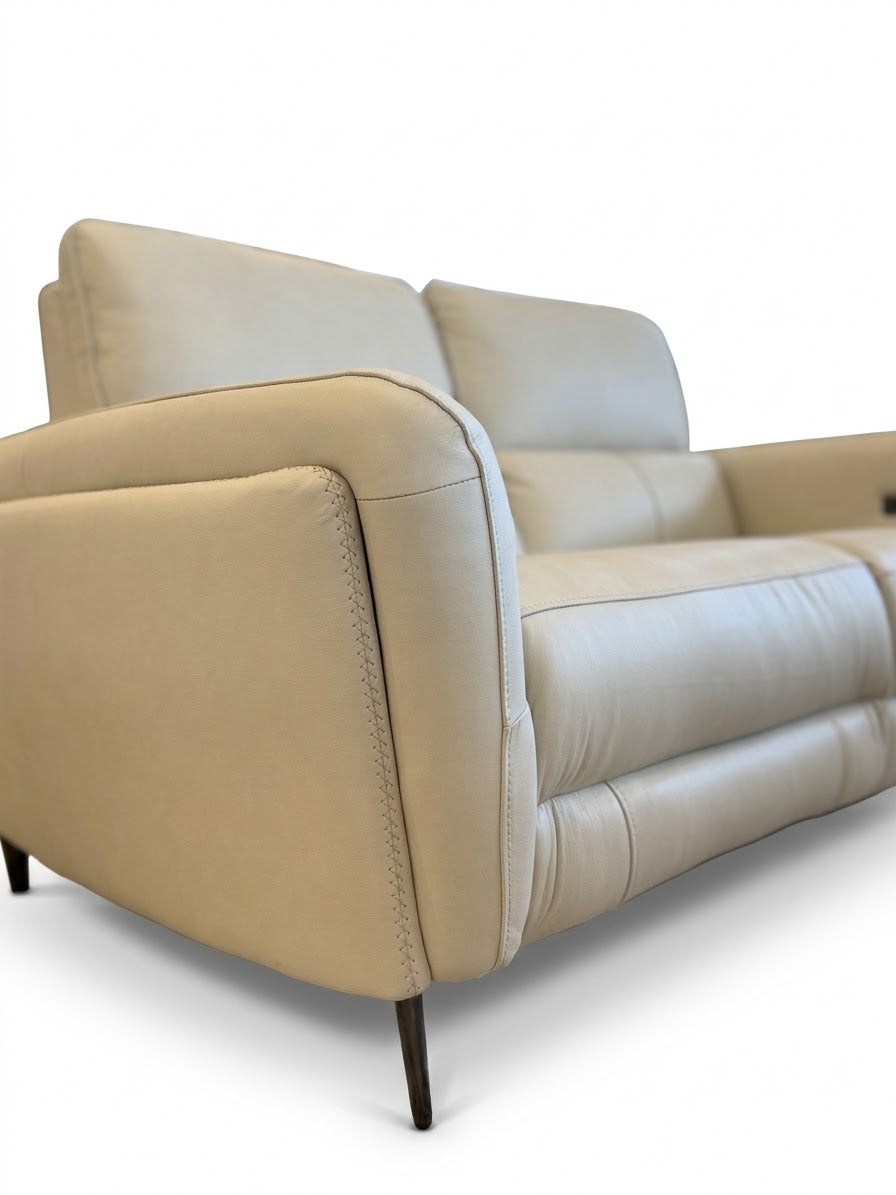 Vellora Genuine Leather Power Reclining Loveseat