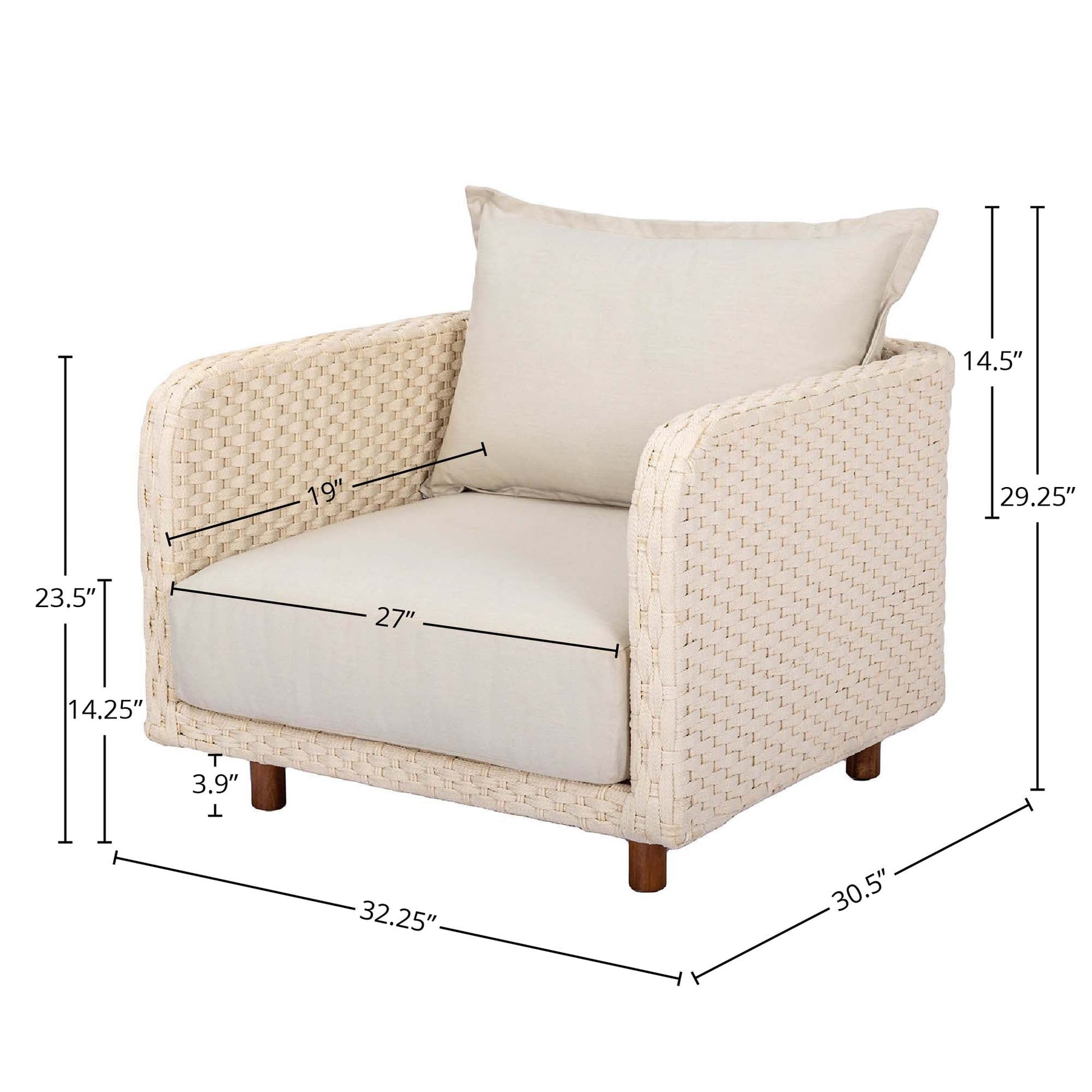 Ivory Coast Outdoor - Club Chair